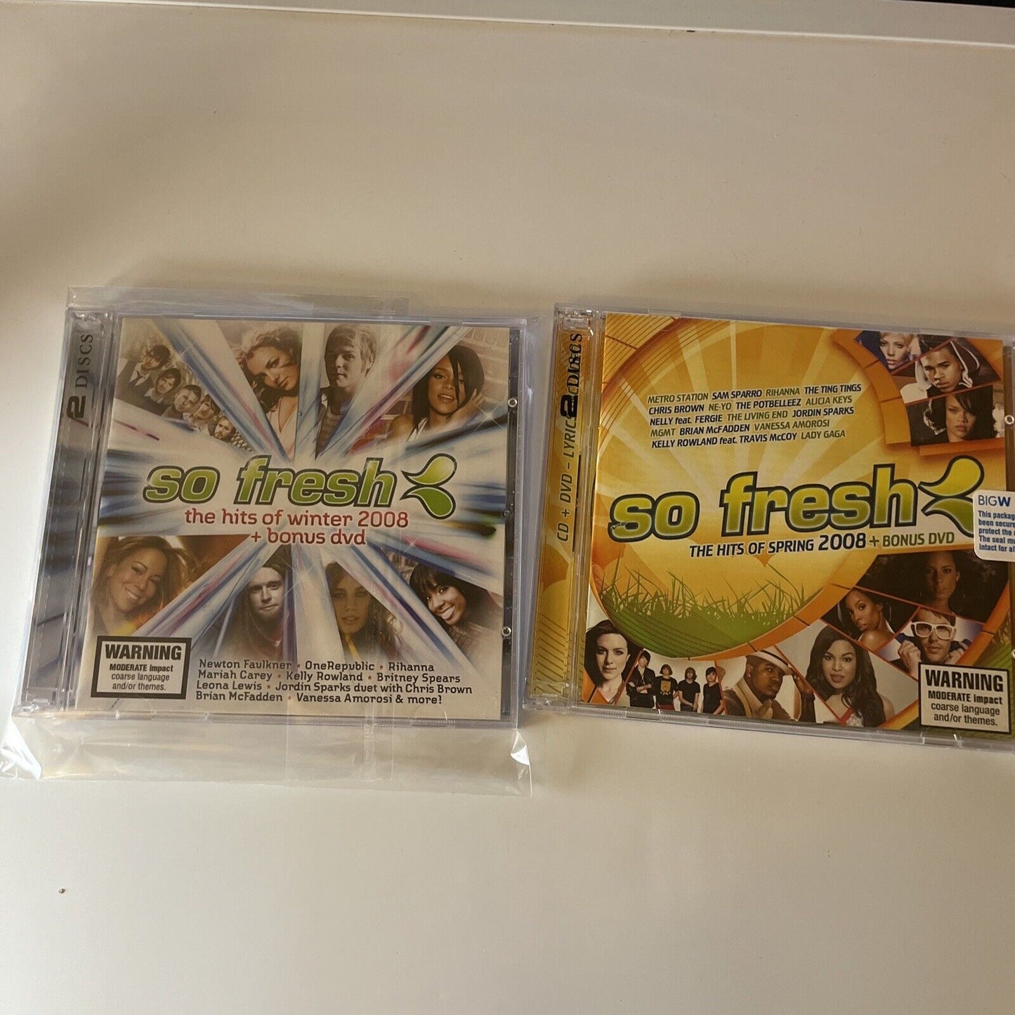 So Fresh - The Hits Of Winter & Summer 2008 (CD + DVD, 4-Disc)