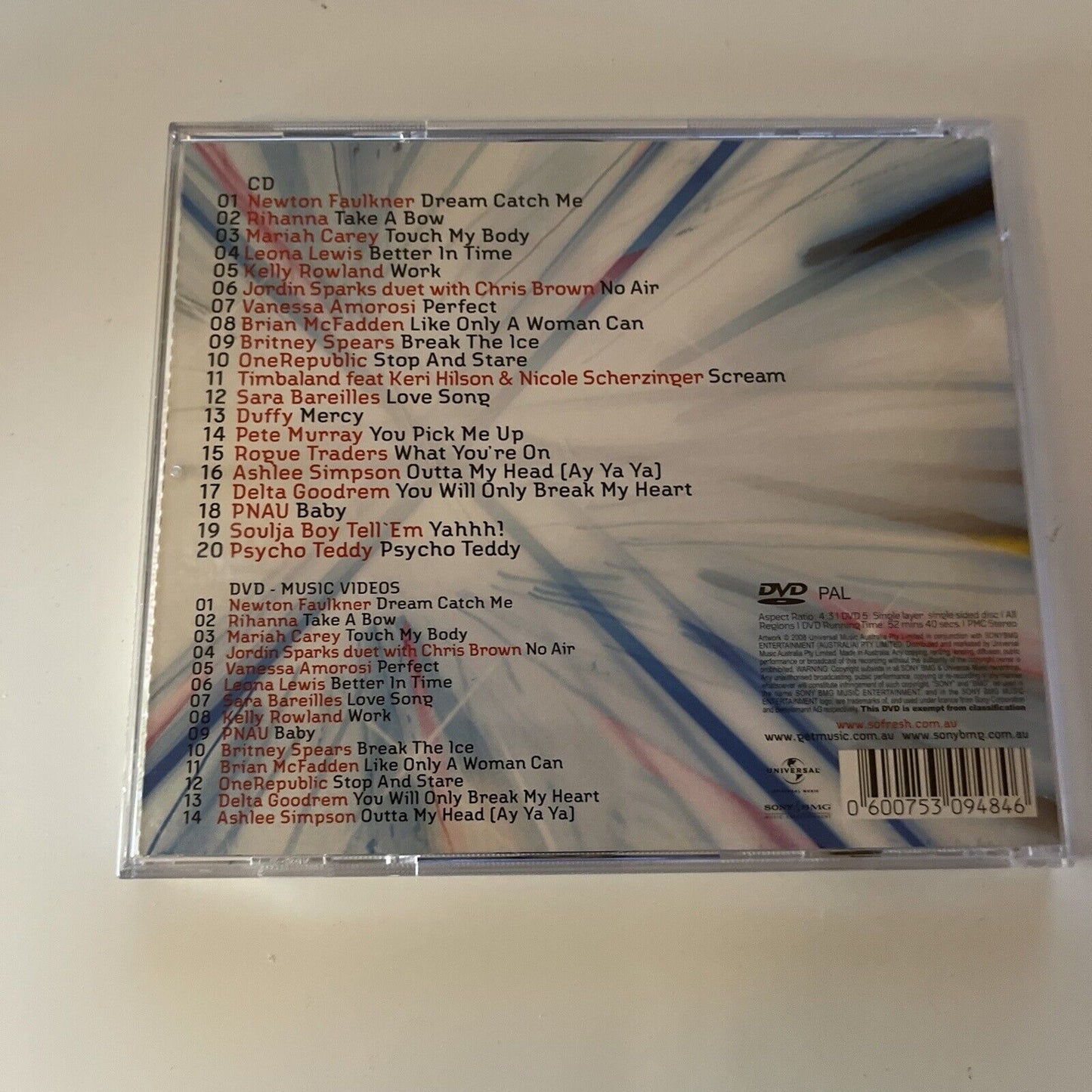 So Fresh - The Hits Of Winter & Summer 2008 (CD + DVD, 4-Disc)