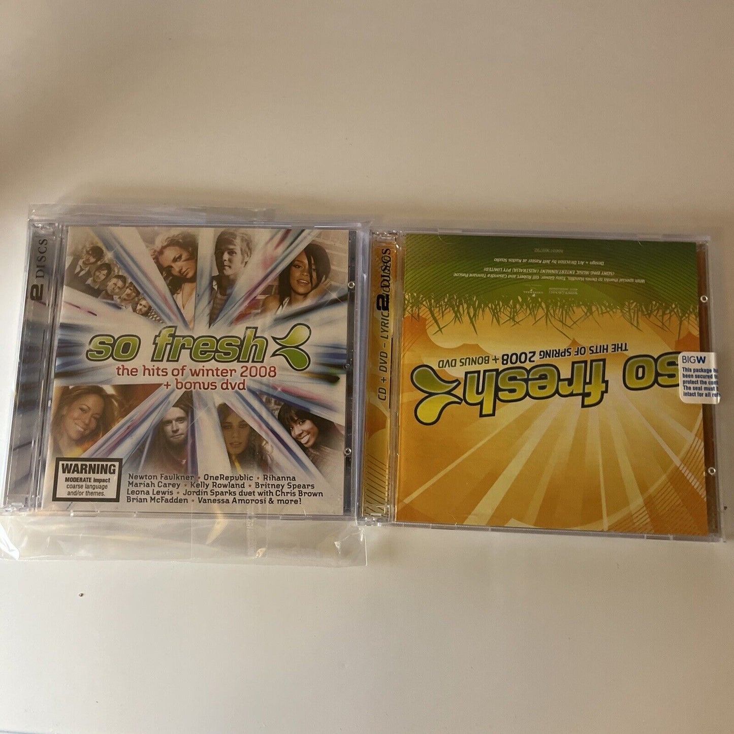 So Fresh - The Hits Of Winter & Summer 2008 (CD + DVD, 4-Disc)