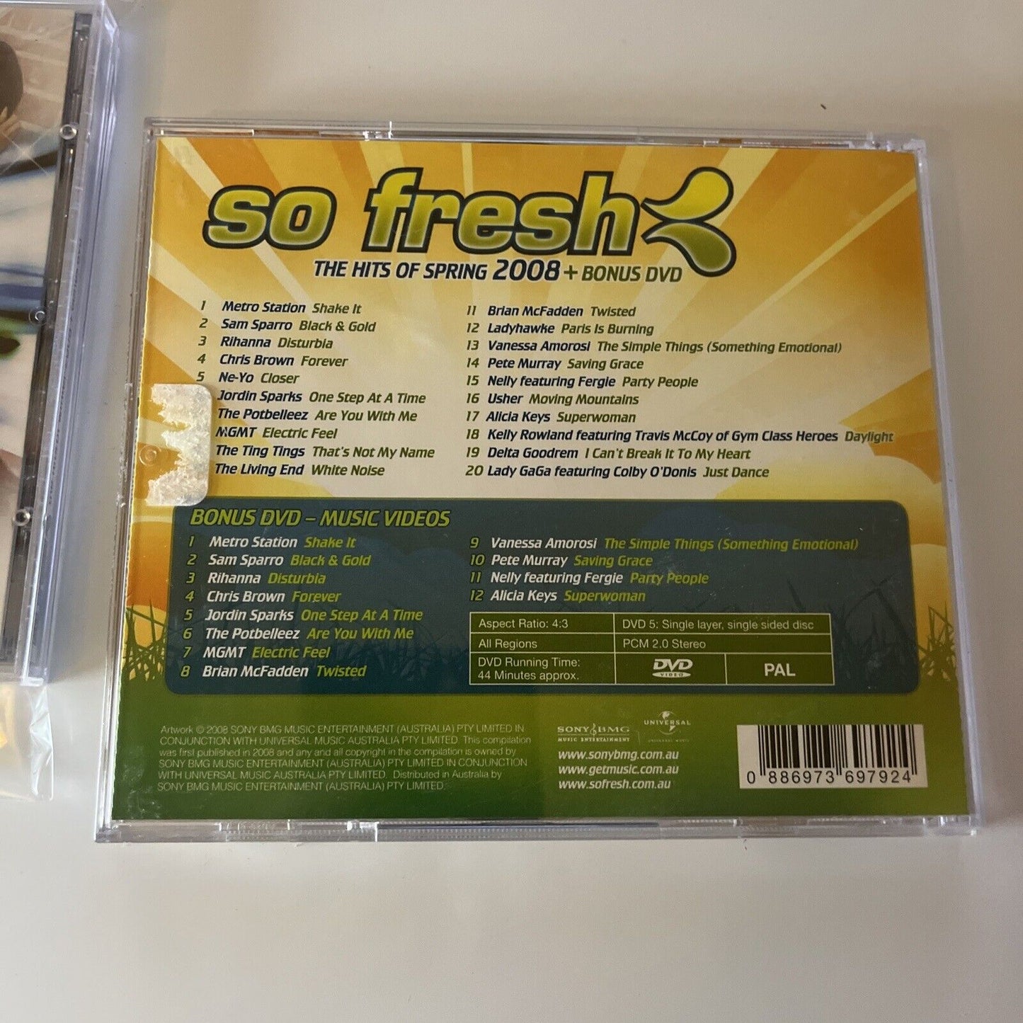 So Fresh - The Hits Of Winter & Summer 2008 (CD + DVD, 4-Disc)