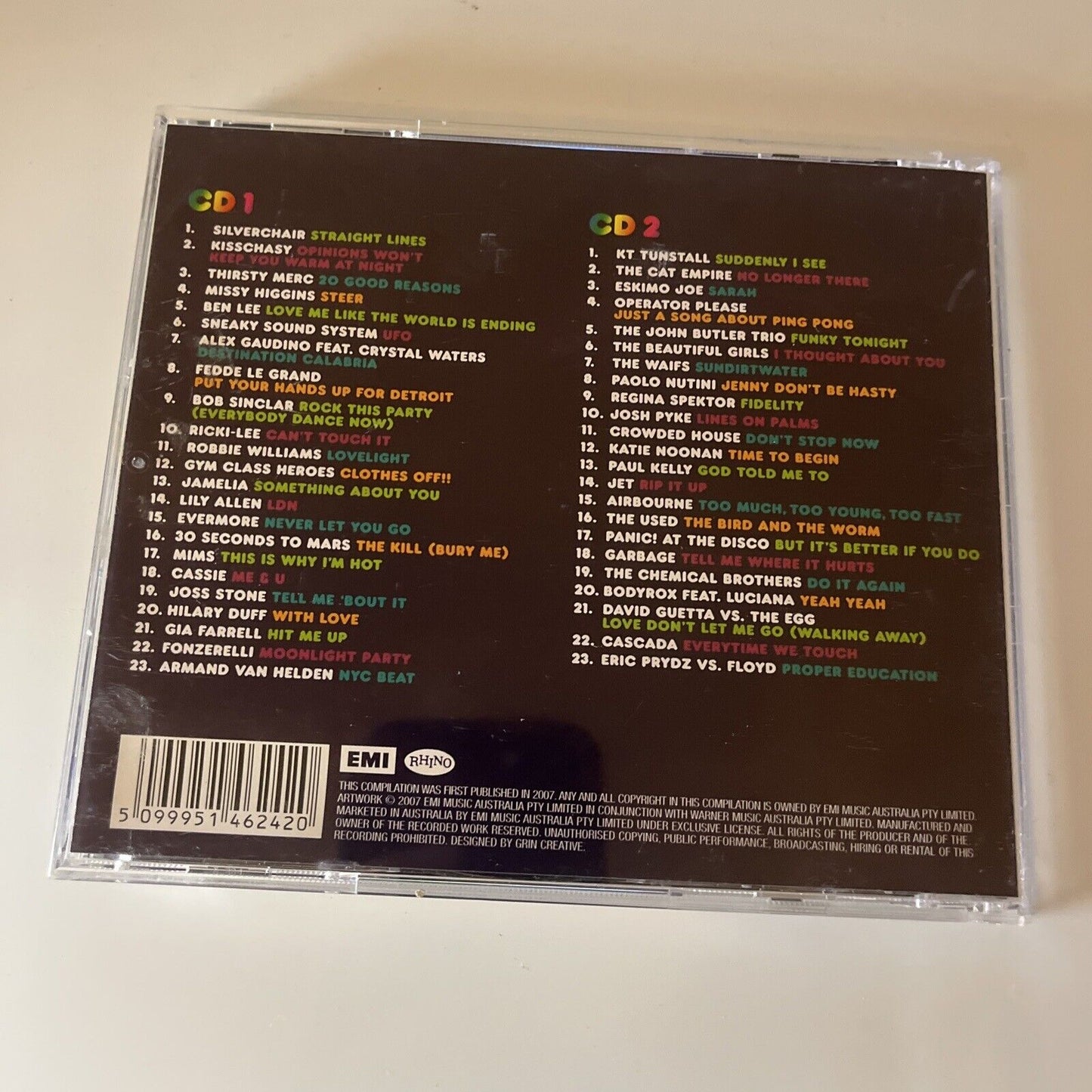 100% Hits - The Best Off 2007 (CD, 2-Discs)