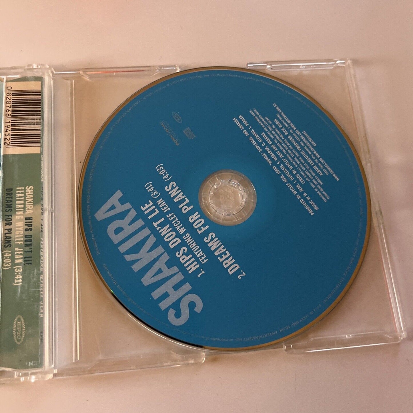 Shakira Featuring Wyclef Jean - Hips Don't Lie (CD, 2006)