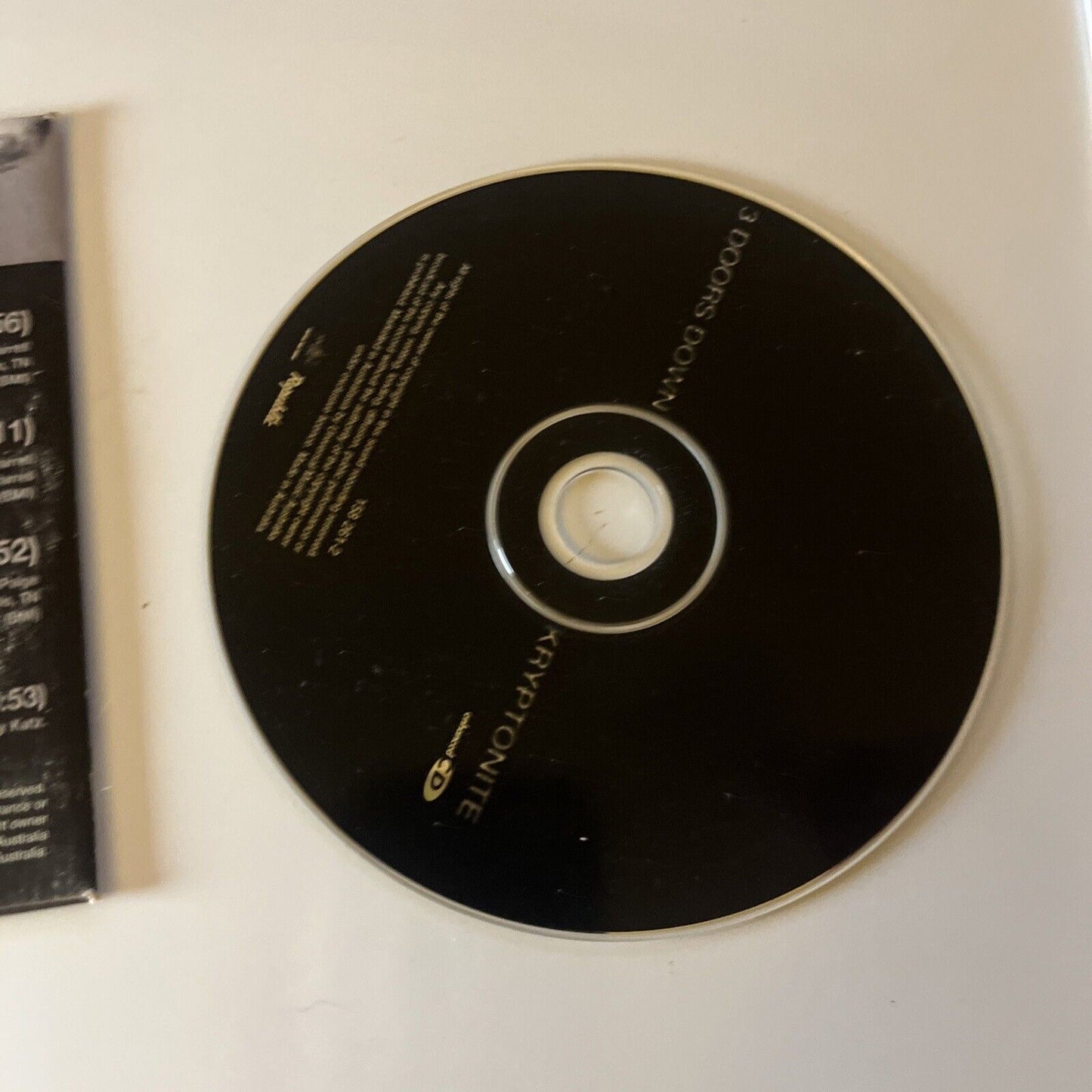 3 Doors Down - Kryptonite (CD, 2000) Single