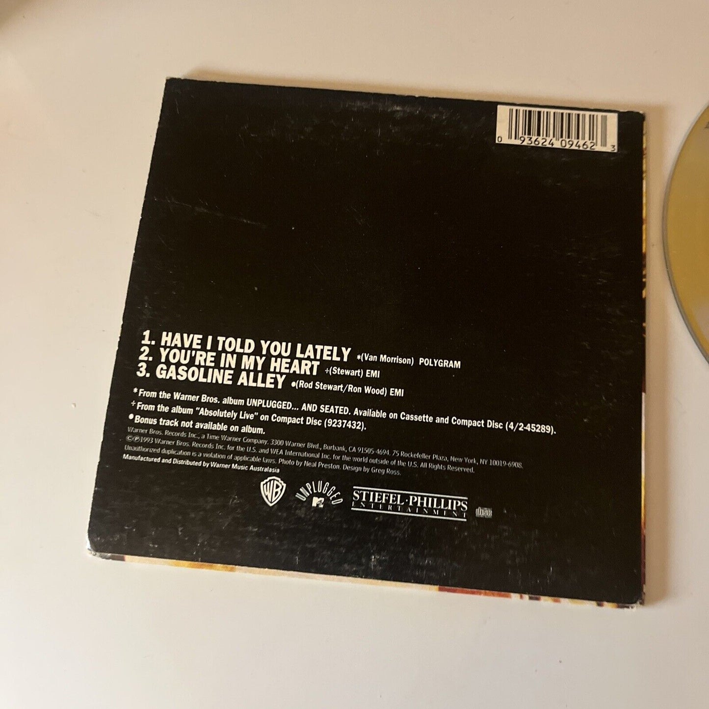 Rod Stewart – Have I Told You Lately (CD, 1993) Card Sleeve CD Single