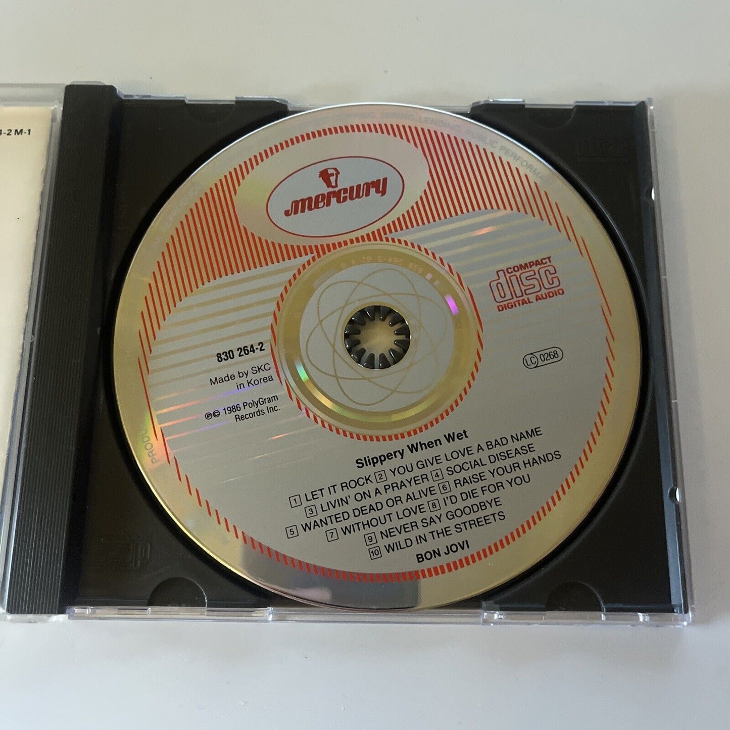 Bon Jovi - Slippery When Wet (CD, 1990)