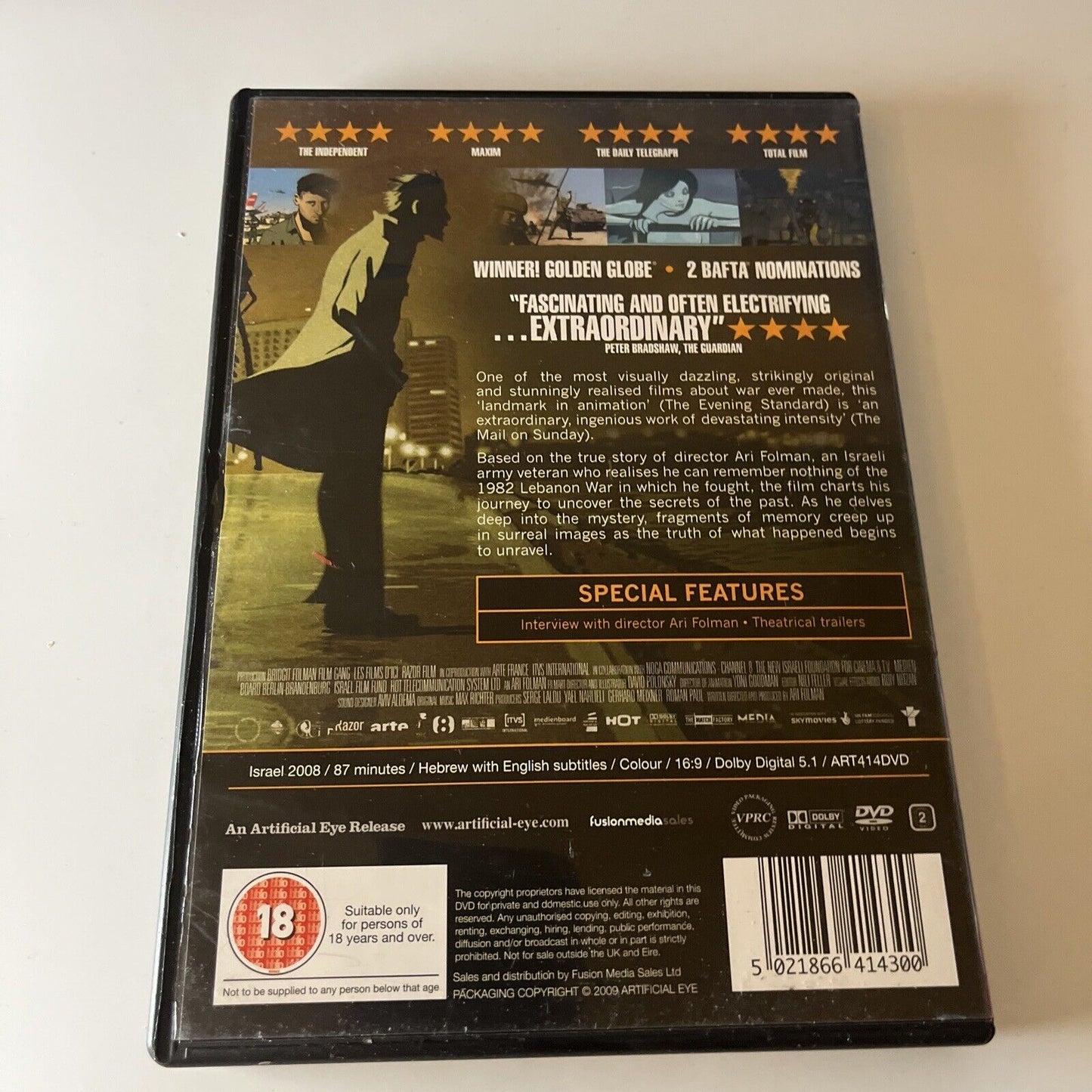Waltz With Bashir (DVD, 2008) Region 2