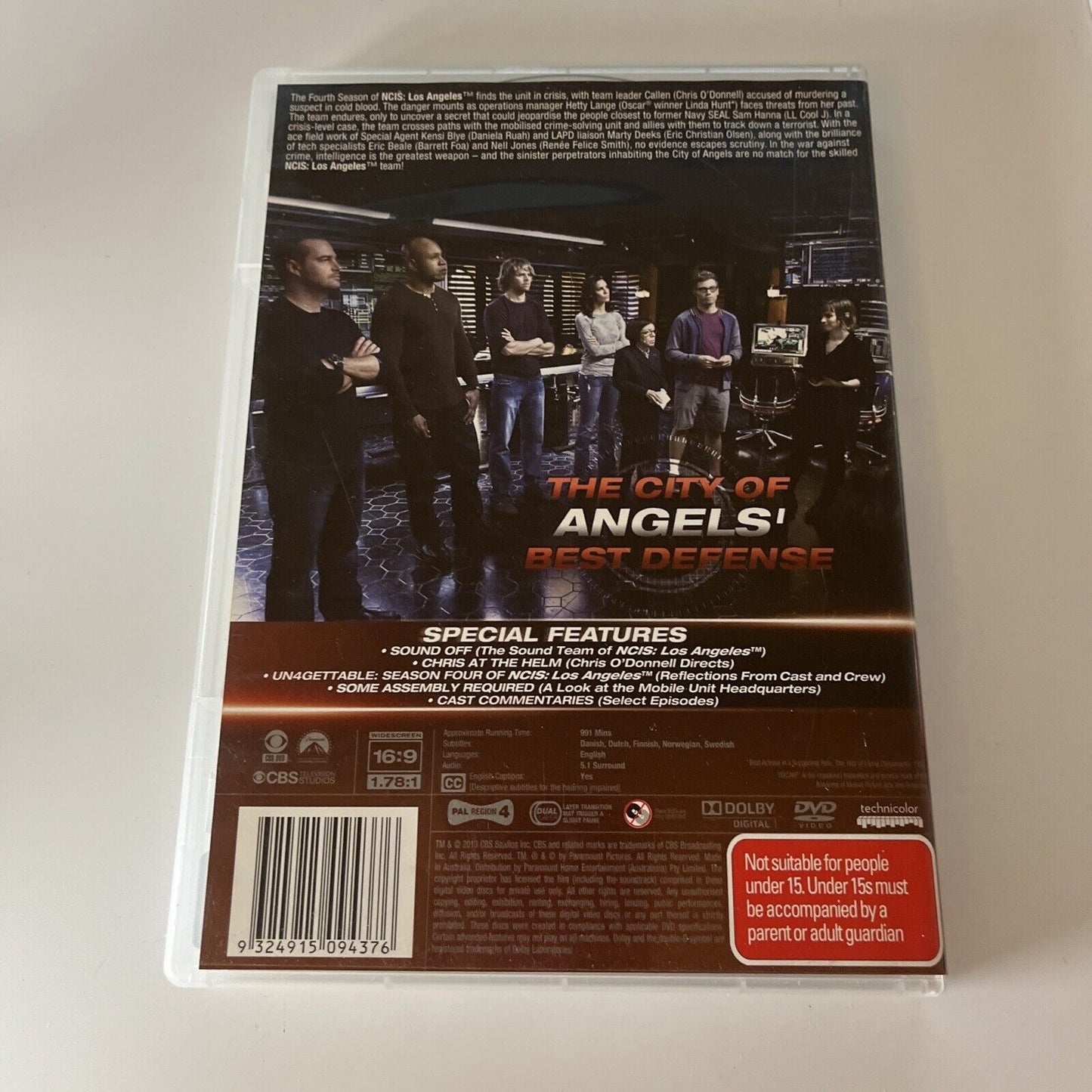 NCIS Los Angeles : Season 4 (DVD, 2012, 6-Disc) Region 4