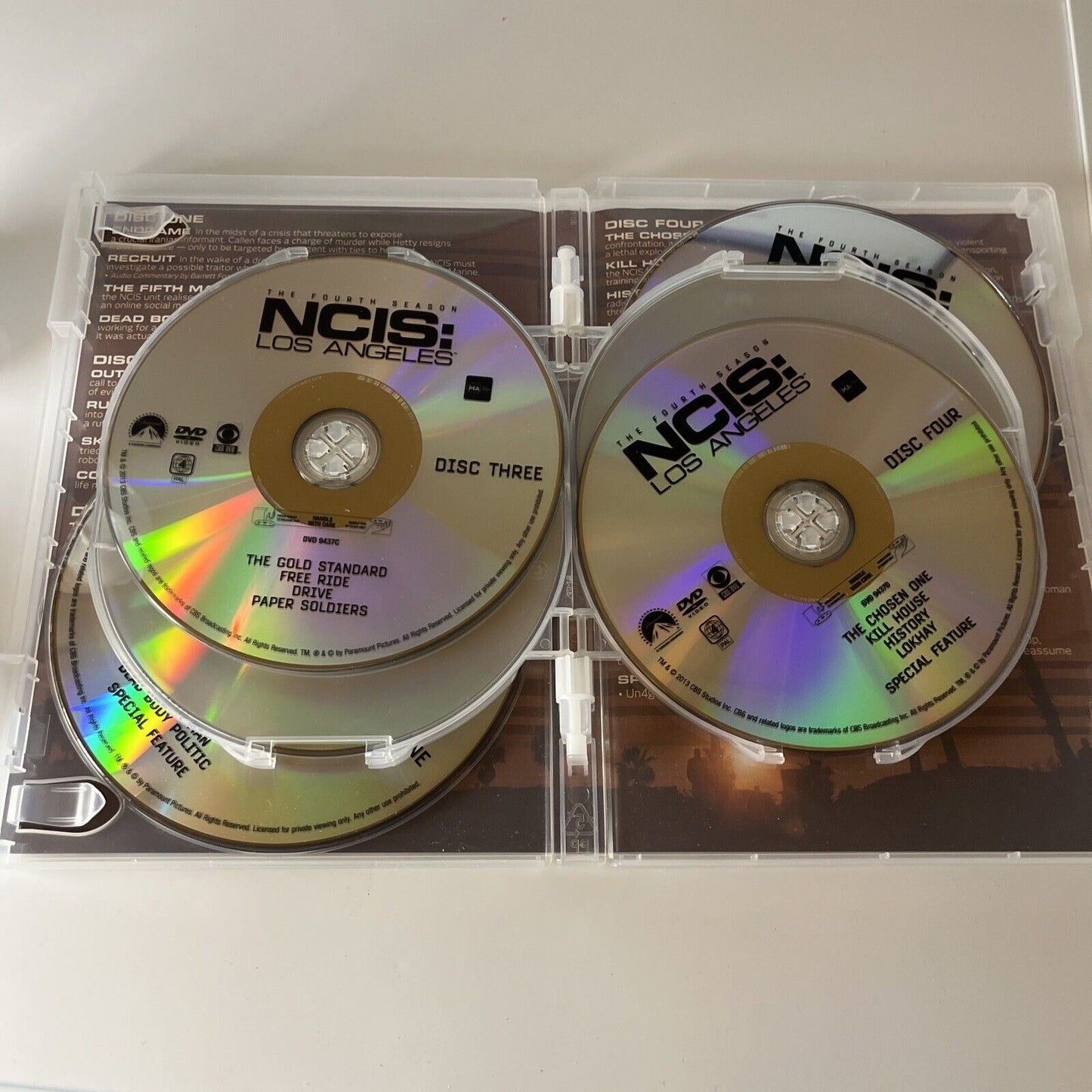 NCIS Los Angeles : Season 4 (DVD, 2012, 6-Disc) Region 4
