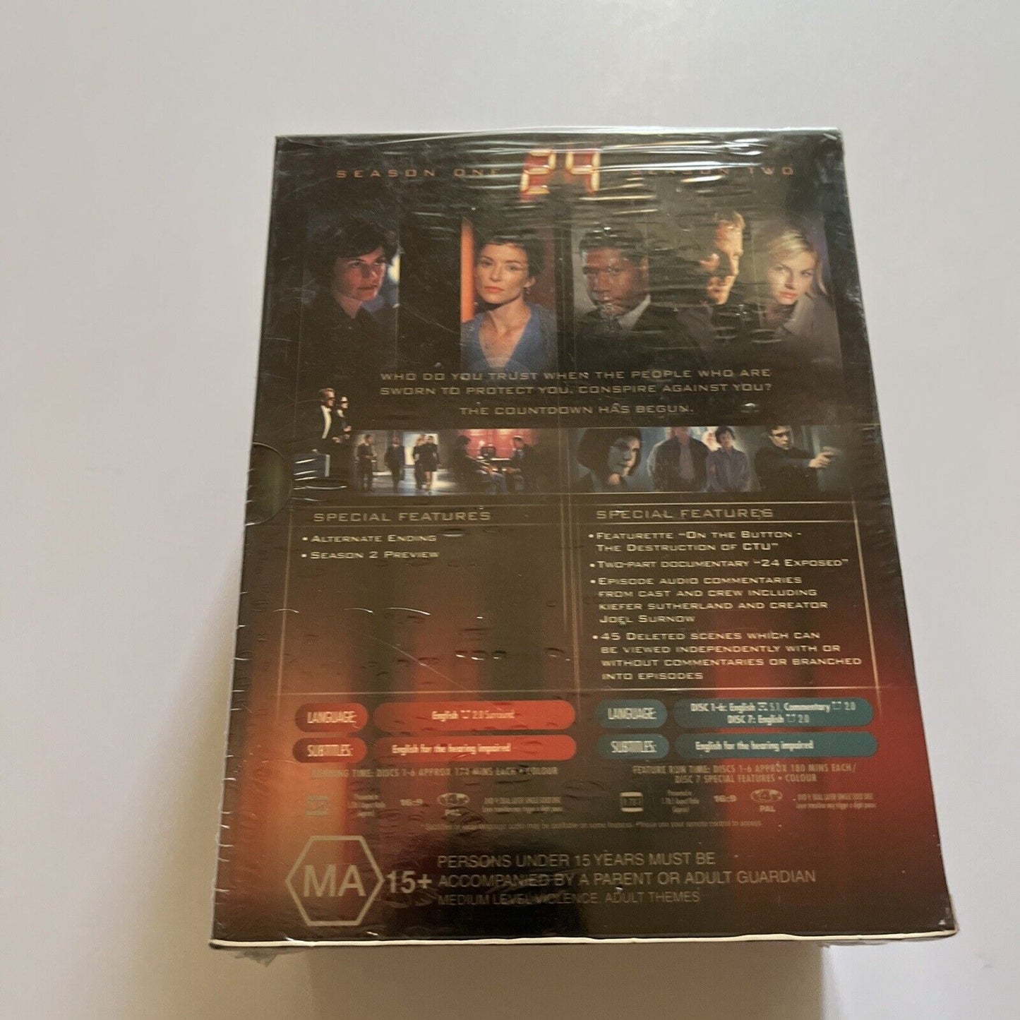 24 : Season 1 & 2 (DVD, 2003) Region 4 *New Sealed*