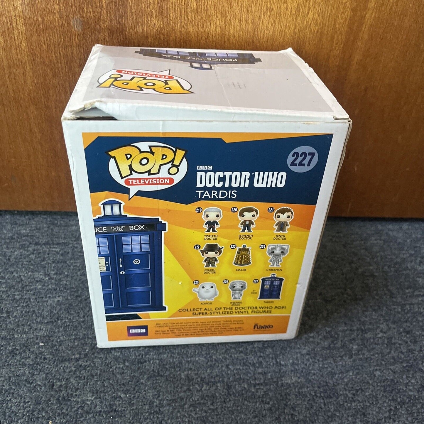 Dr Who Blue Tardis 6" #227 Pop! TV Vinyl Funko