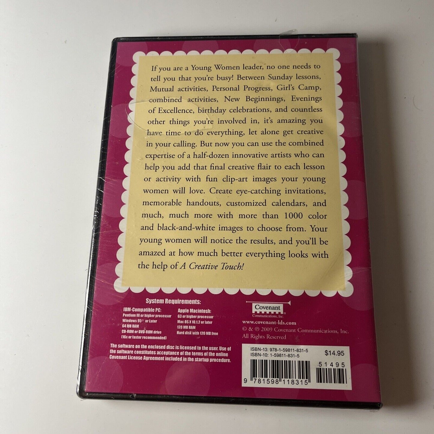 A Creative Touch - 1000 Clip Art Images For Young Women Leaders PC Mac CDROM NEW