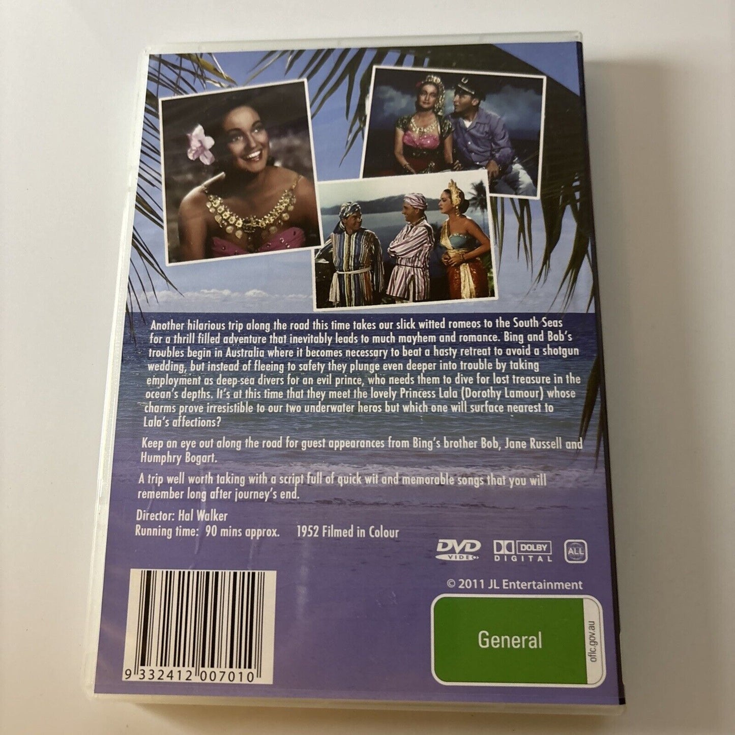 Road To Bali (DVD, 1952) Bing Crosby, Dorothy Lamour, Bob Hope NEW All Regions