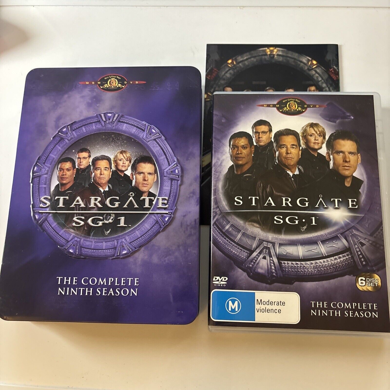 Stargate SG 1 - Season 9 - SteelBook Edition (DVD, 2006, 6-Disc 