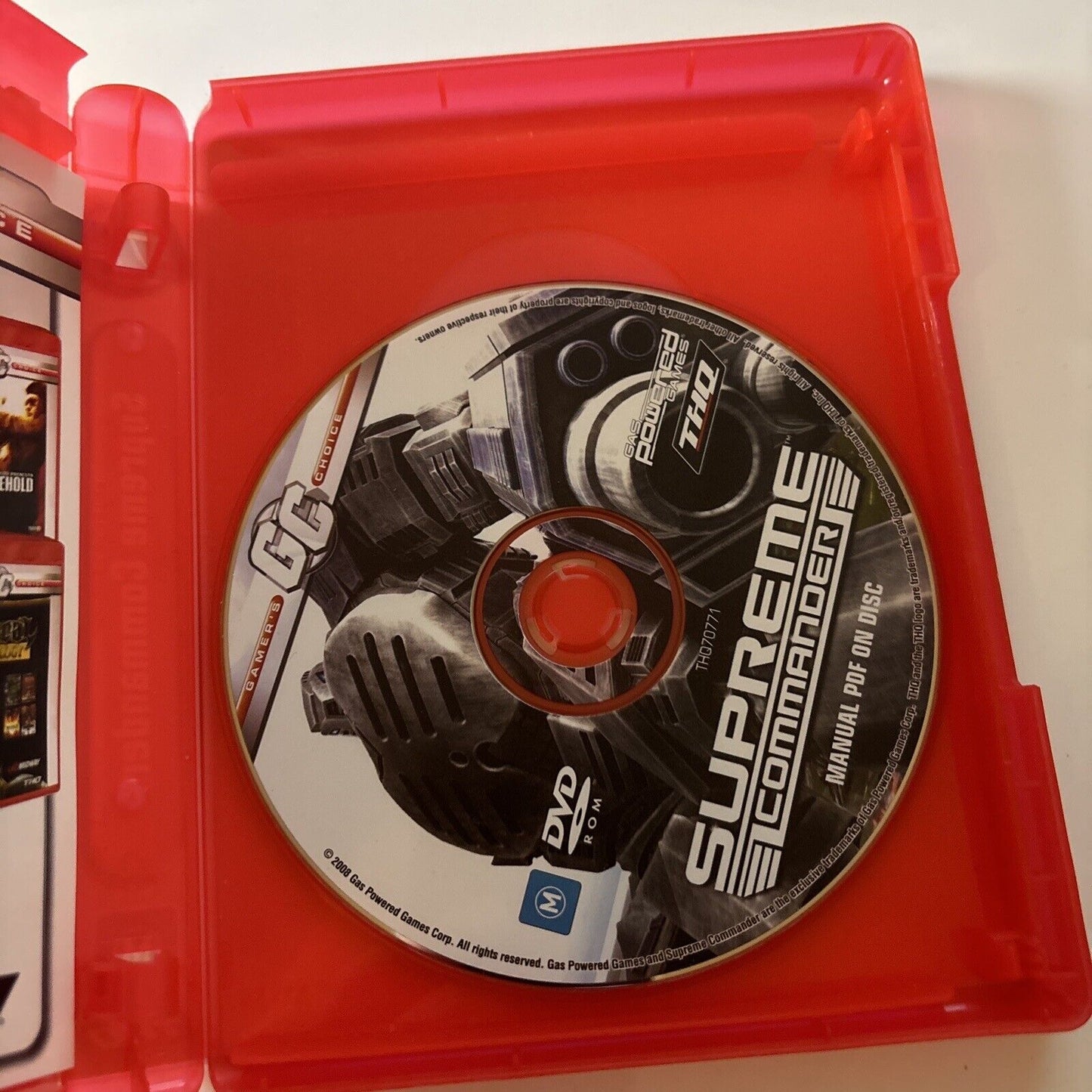 Supreme Commander for Windows PC CD-ROM THQ Strategy Game