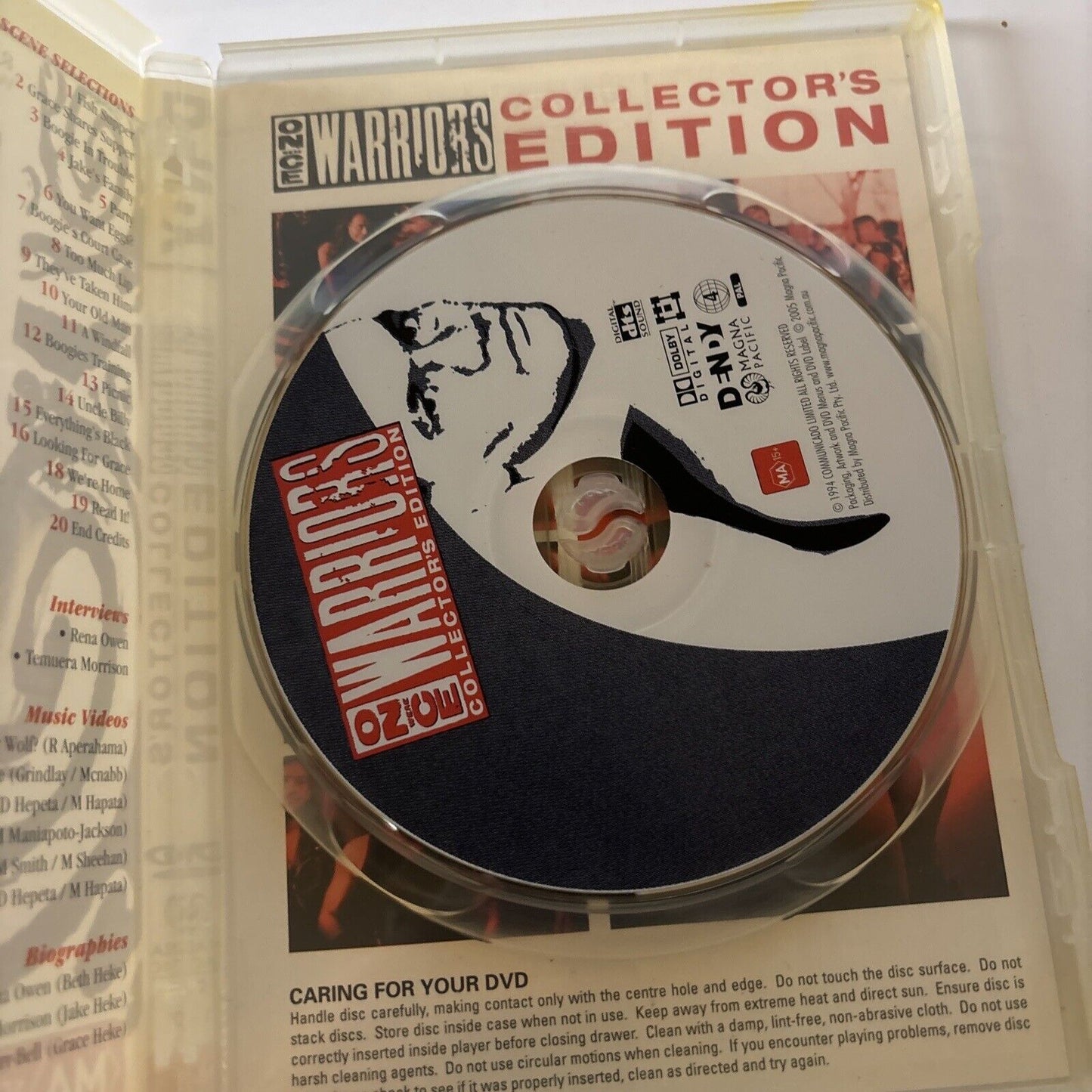 Once Were Warriors (Collector's Edition, DVD, 1994) Region 4