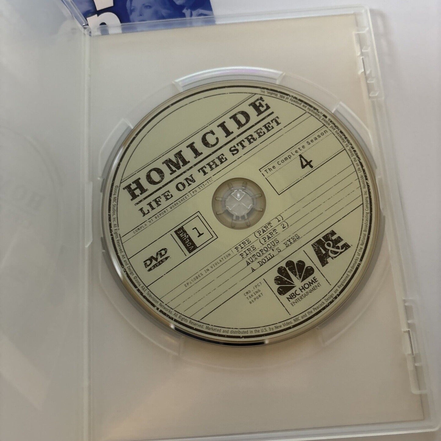 Homicide: Life On The Street - Season 4 (DVD, 2004, 6-Disc) All Regions