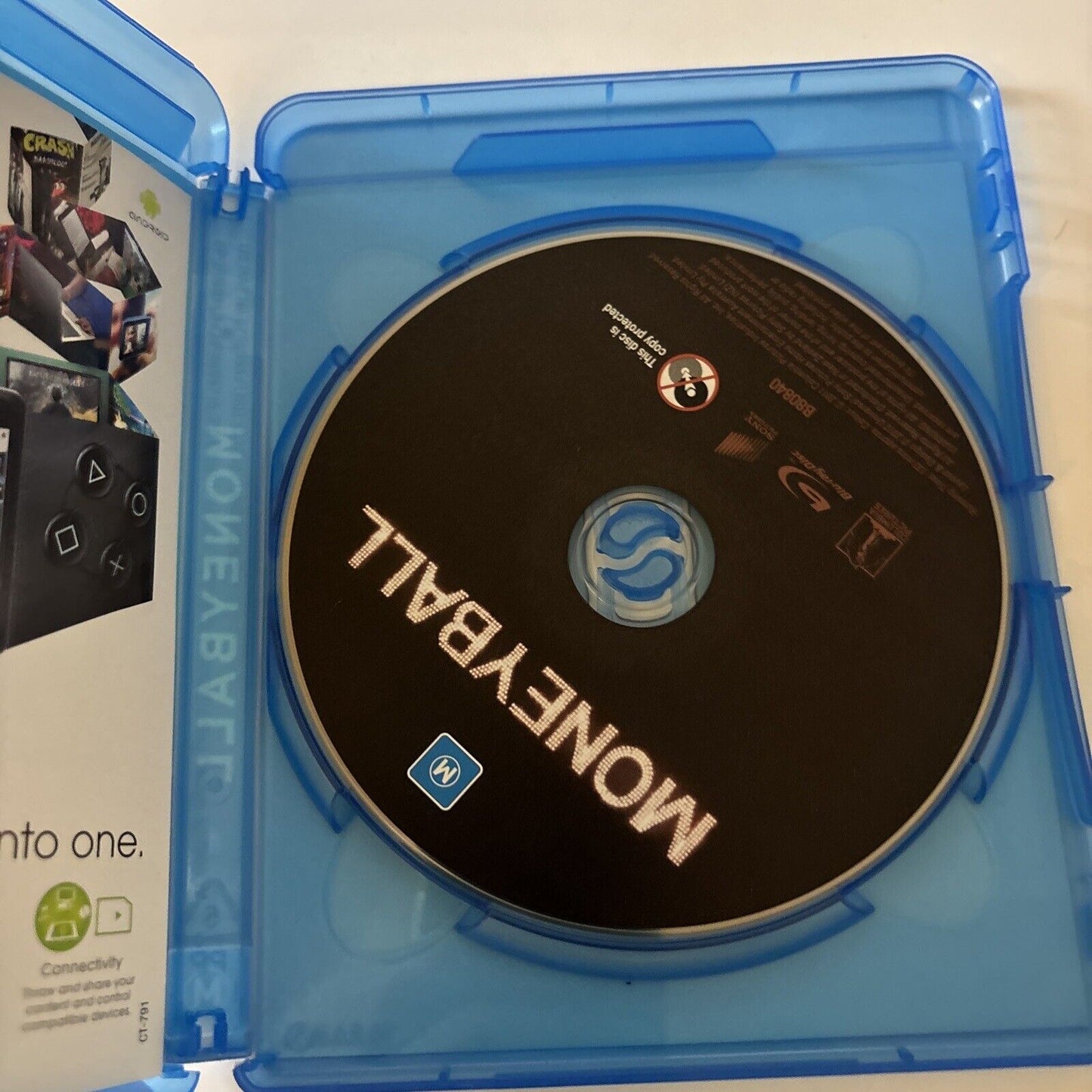 Moneyball (Blu-ray, 2011) Brad Pitt, Chris Pratt, All Regions