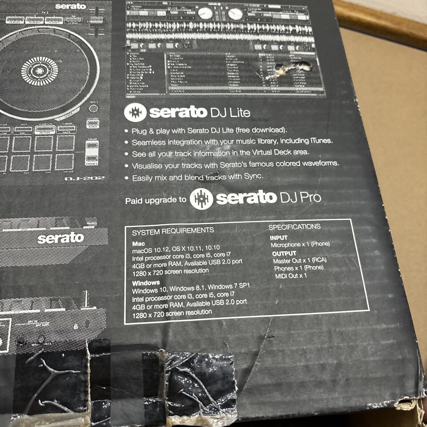 Roland DJ-202 2-Channel 4-Deck Serato DJ controller