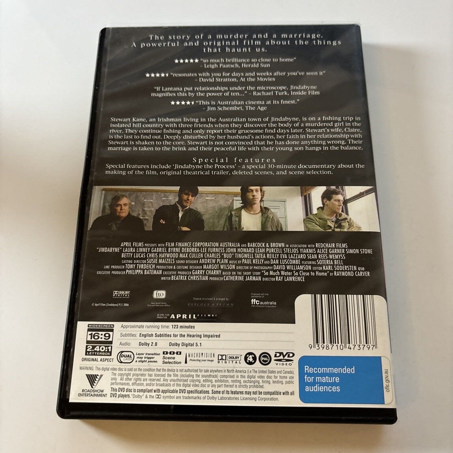 Jindabyne (DVD, 2006) John Howard, Laura Linney, Gabriel Byrne NEW Region 4