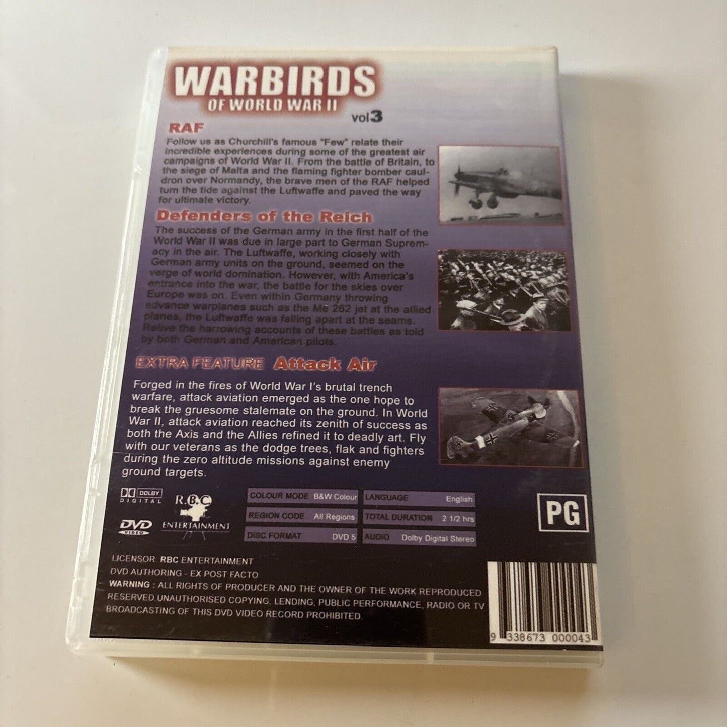 Warbirds Of World War II: Volume 3 (DVD) NEW All Regions