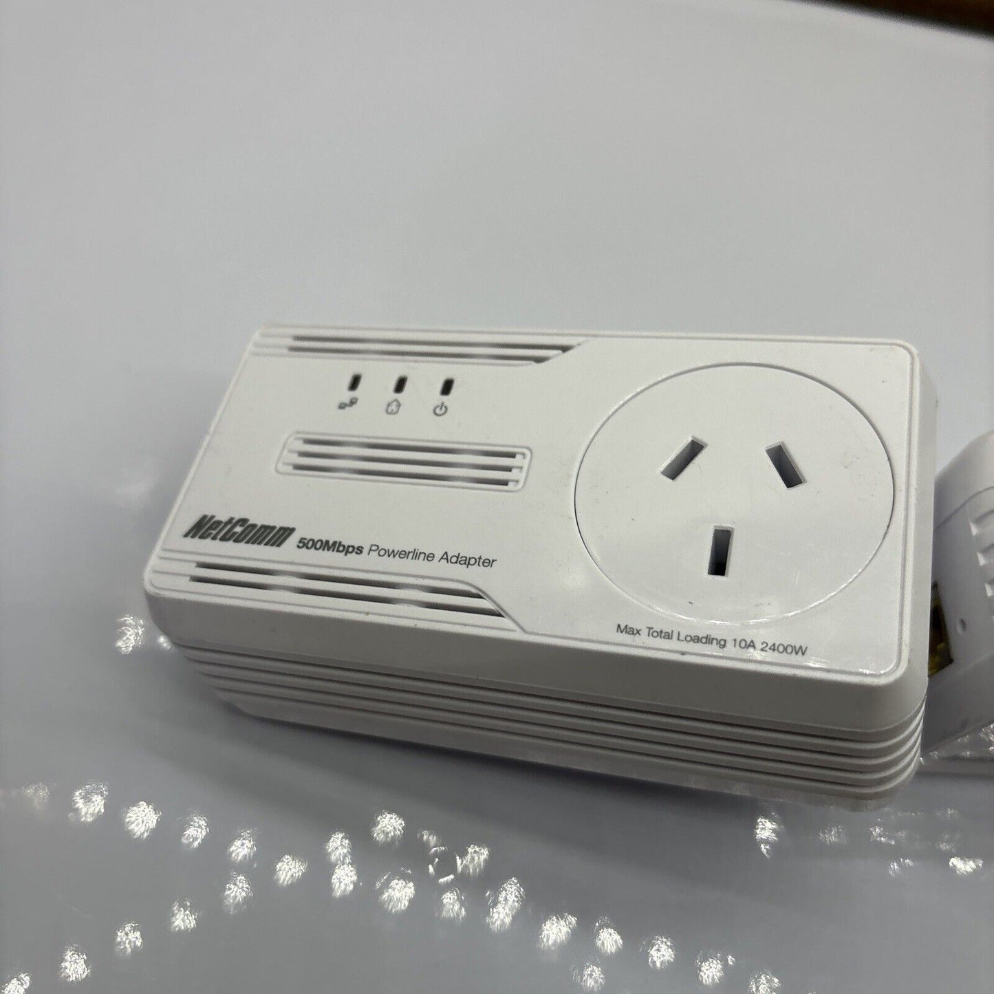 Netcomm NP504 500Mbps Powerline Adapters with AC Pass-through