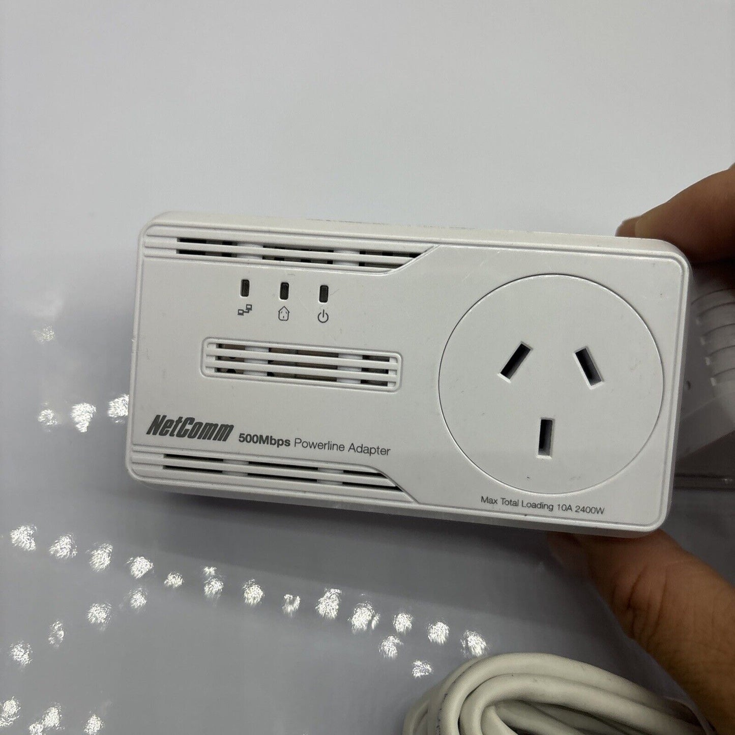 Netcomm NP504 500Mbps Powerline Adapters with AC Pass-through