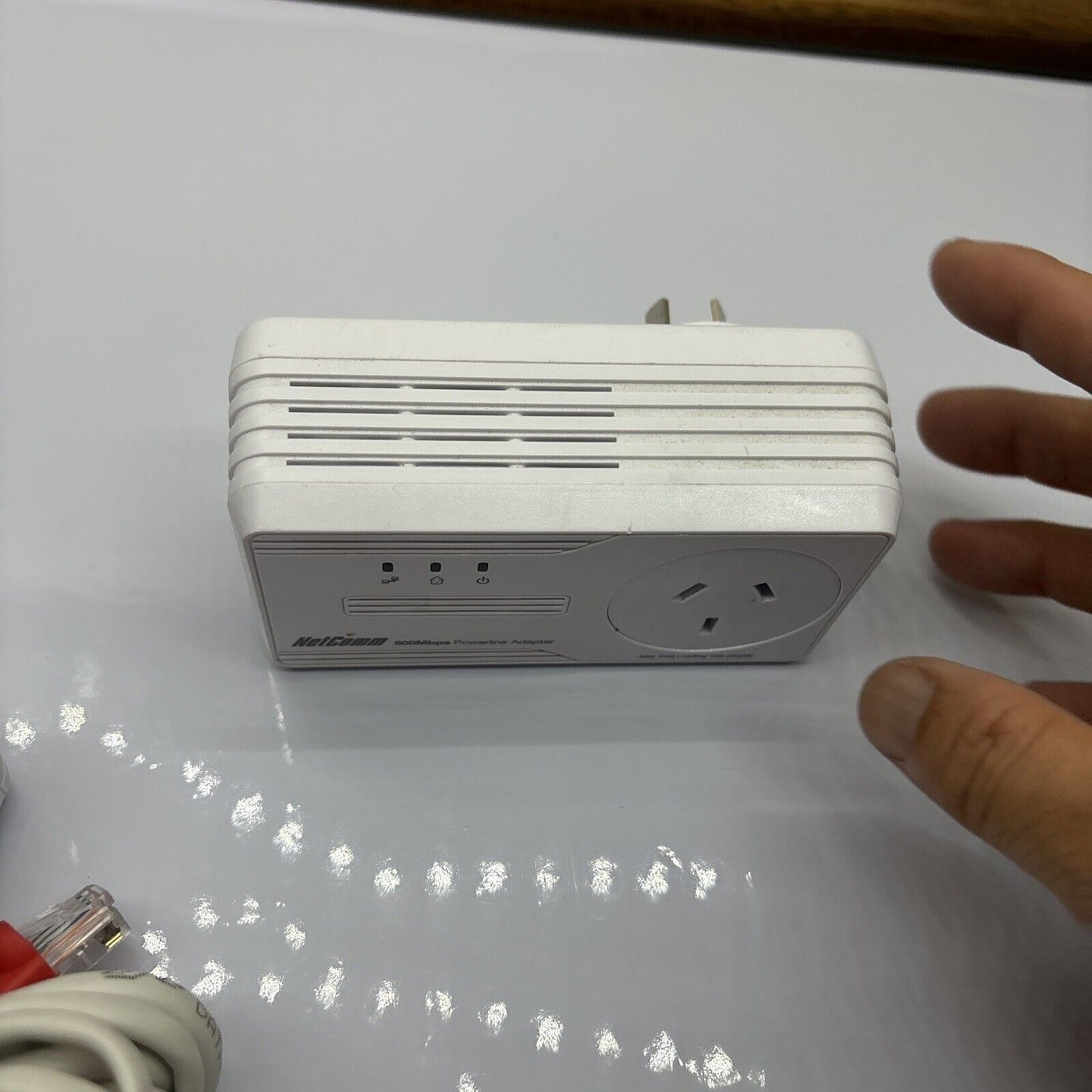 Netcomm NP504 500Mbps Powerline Adapters with AC Pass-through