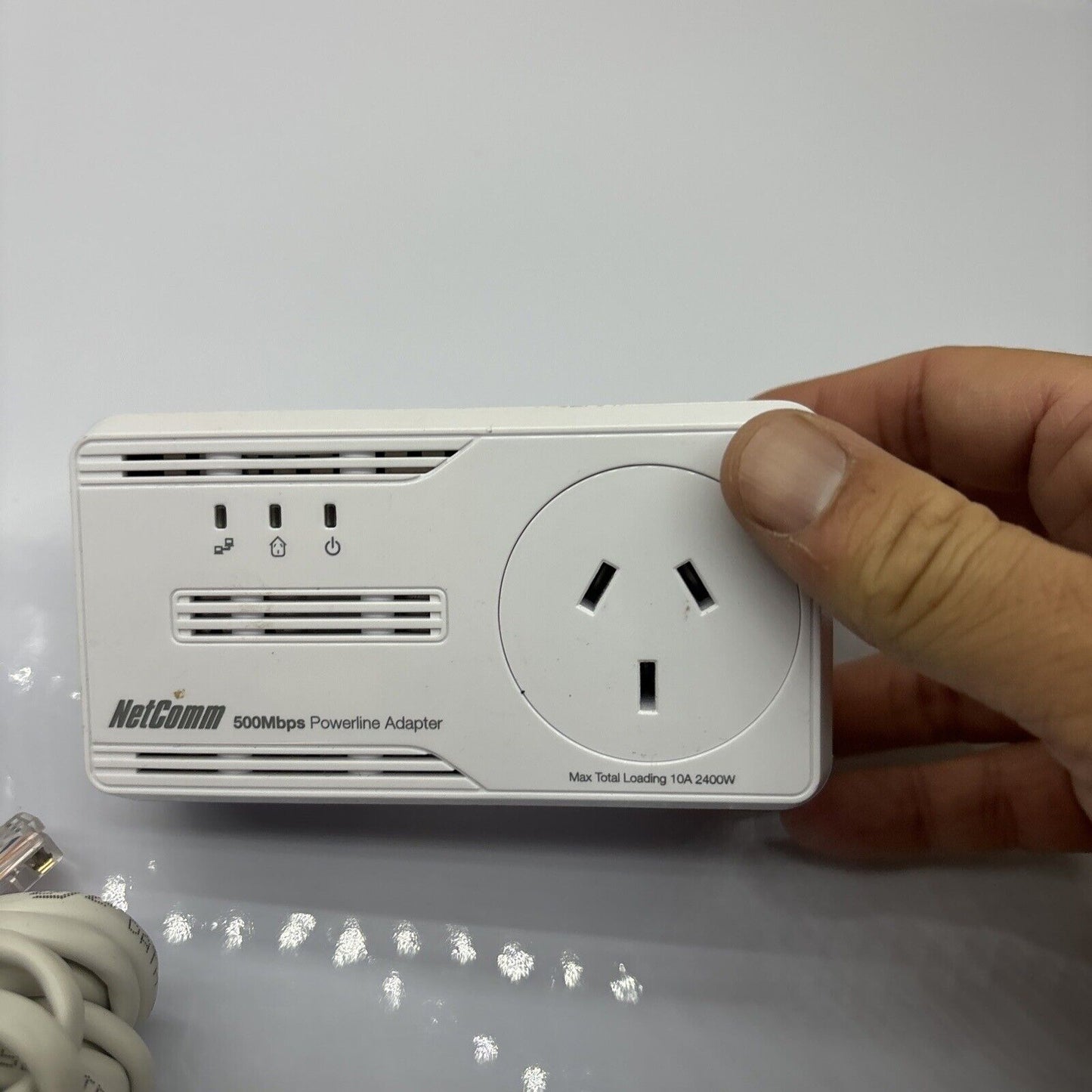 Netcomm NP504 500Mbps Powerline Adapters with AC Pass-through