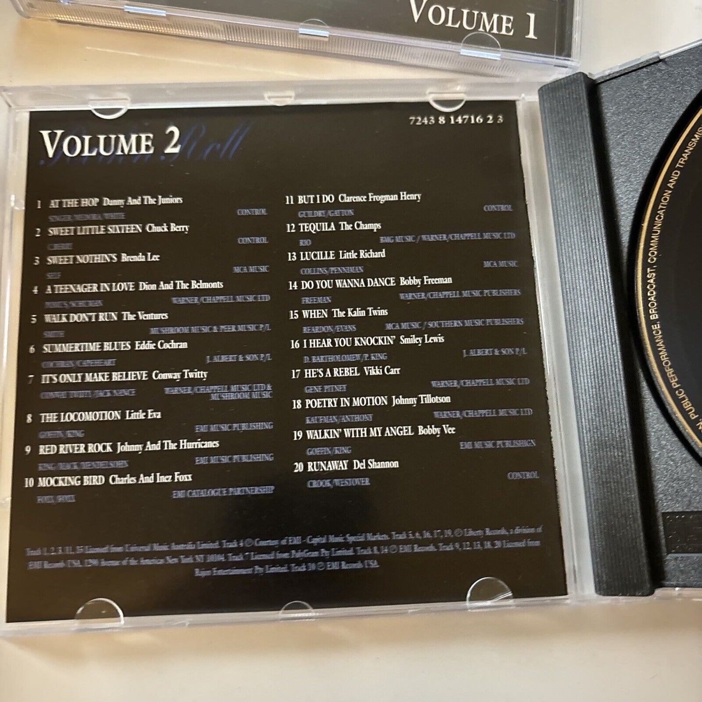 Rock And Roll Complete Original Artists & Hits Vol 1-5 (CD, 1997, 5-Disc)