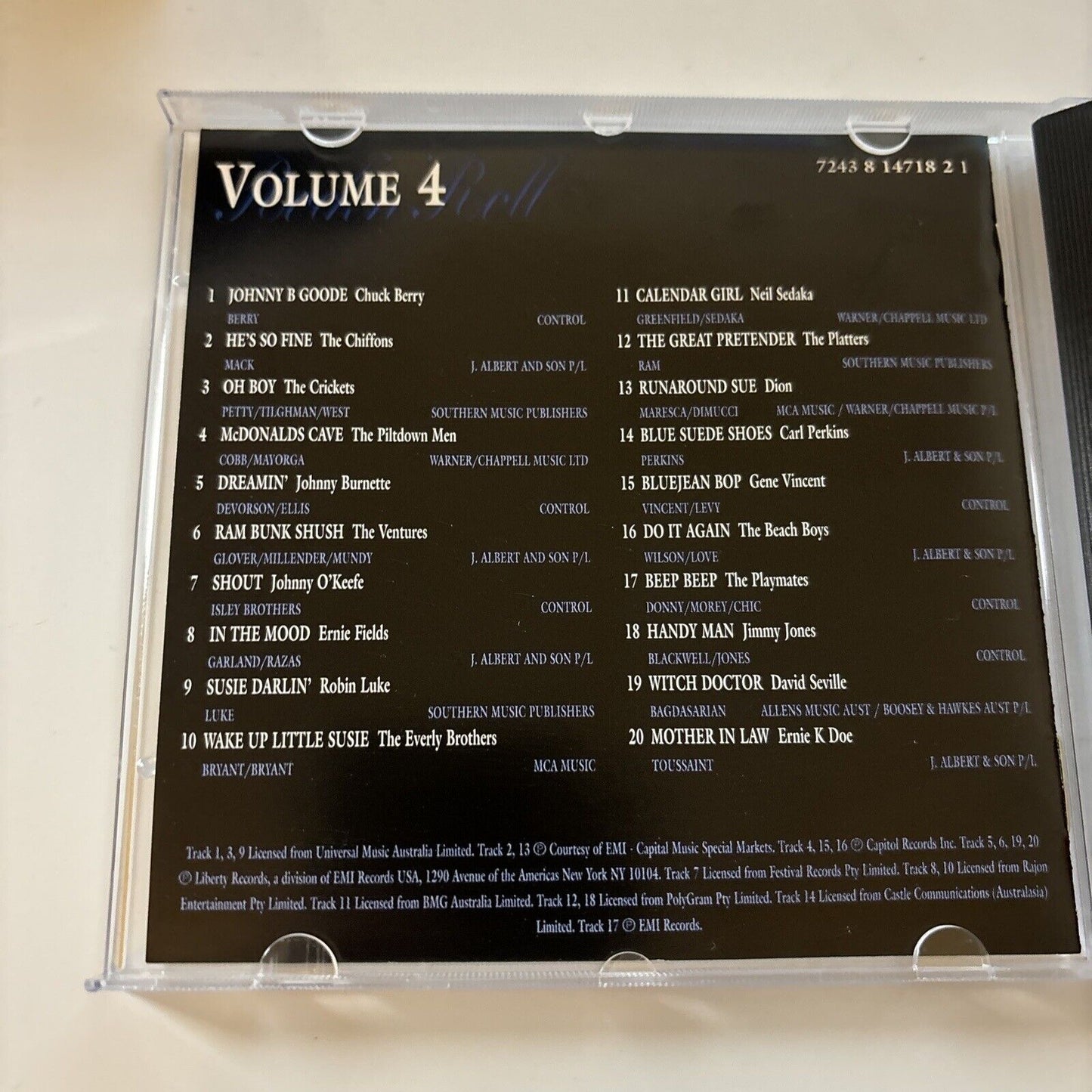 Rock And Roll Complete Original Artists & Hits Vol 1-5 (CD, 1997, 5-Disc)