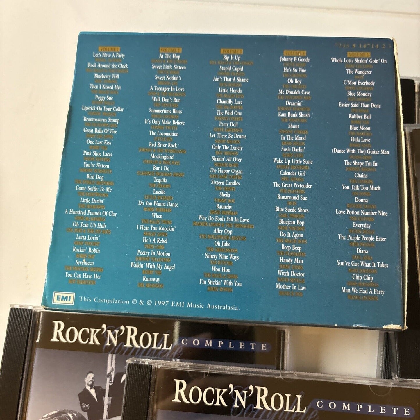 Rock And Roll Complete Original Artists & Hits Vol 1-5 (CD, 1997, 5-Disc)