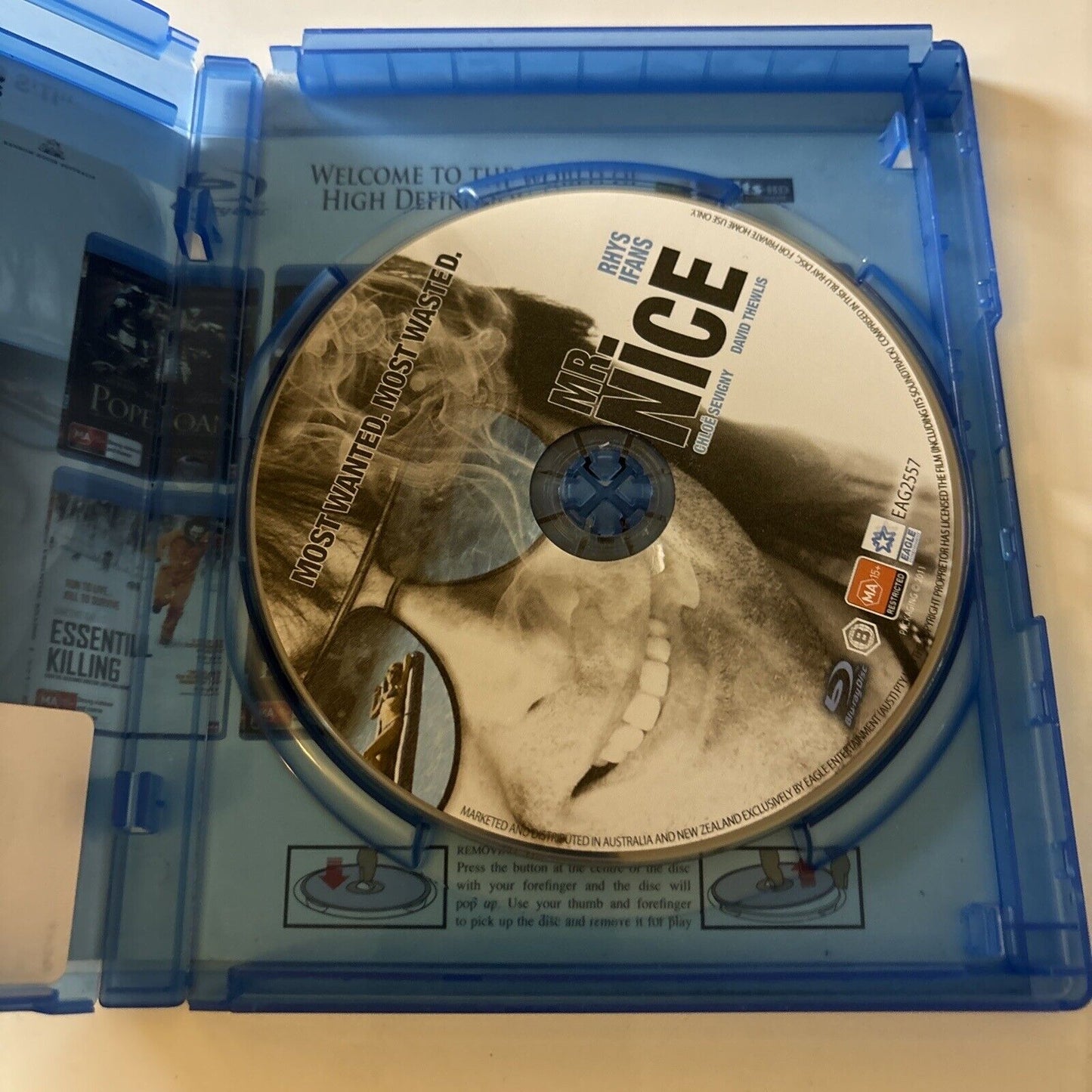 Mr. Nice (Blu-ray, 2010) Rhys Ifans, Chloé Sevigny Region B