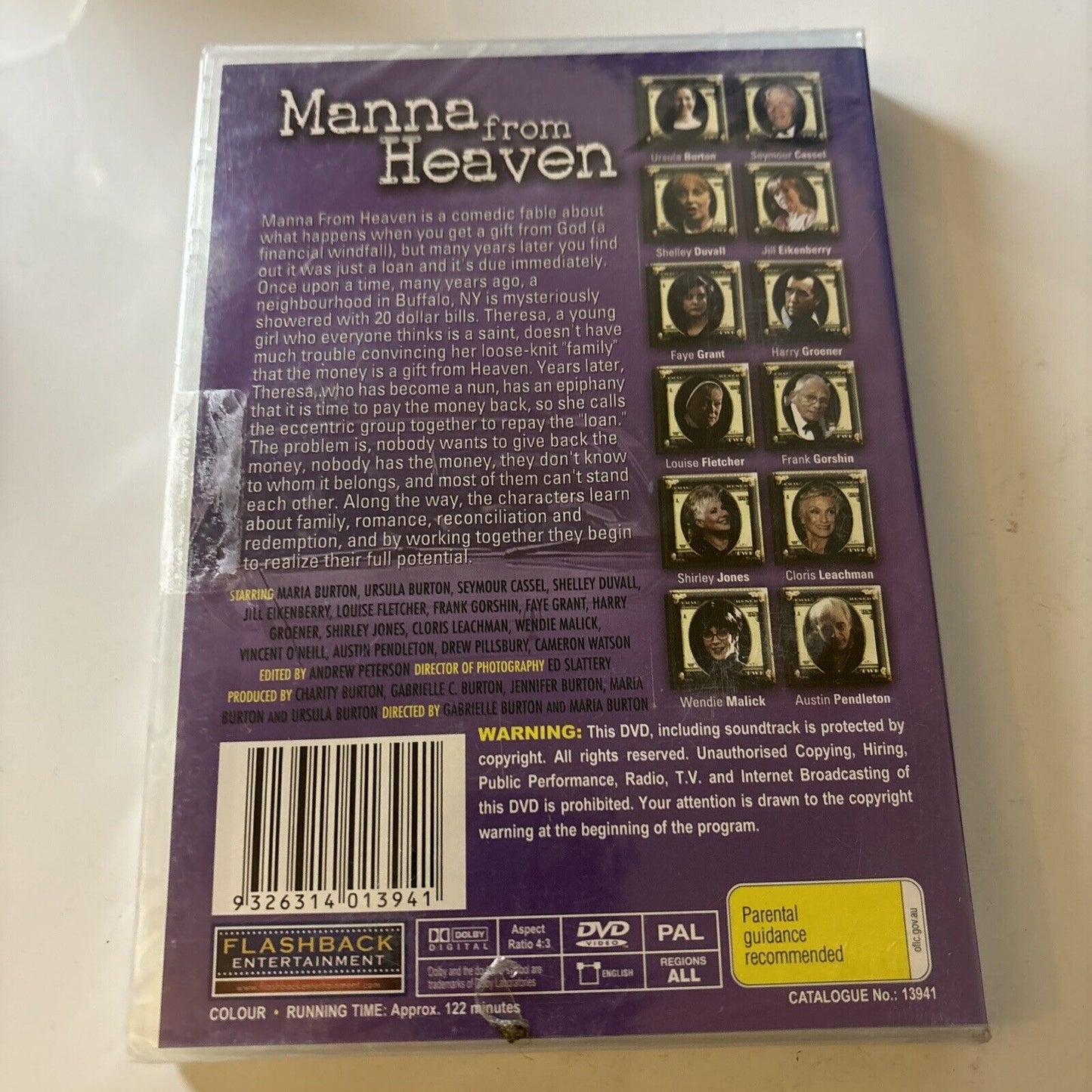 Manna From Heaven (DVD, 2002) Maria Burton NEW All Regions