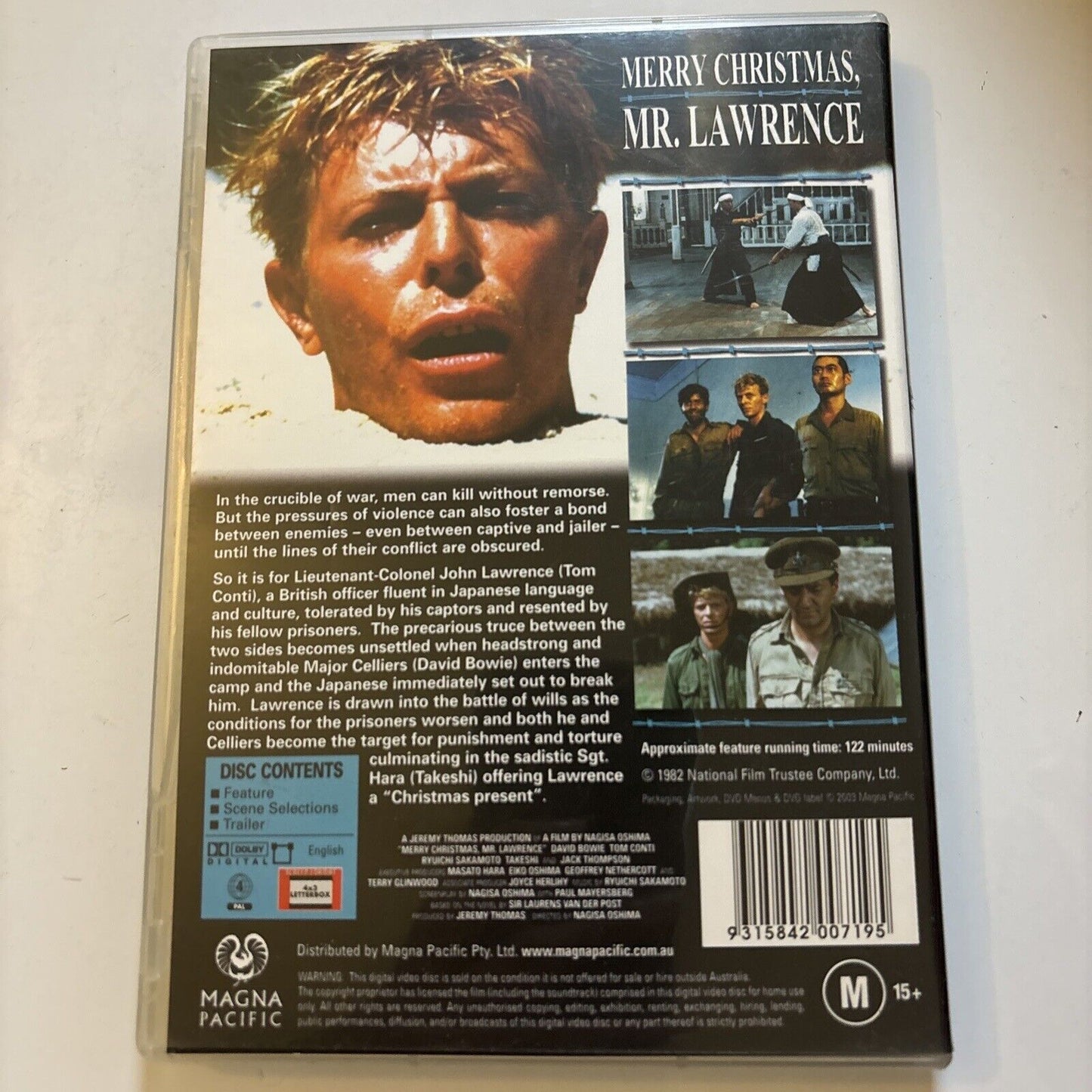 Merry Christmas Mr. Lawrence (DVD, 1983) David Bowie, Takeshi Kitano NEW Region4