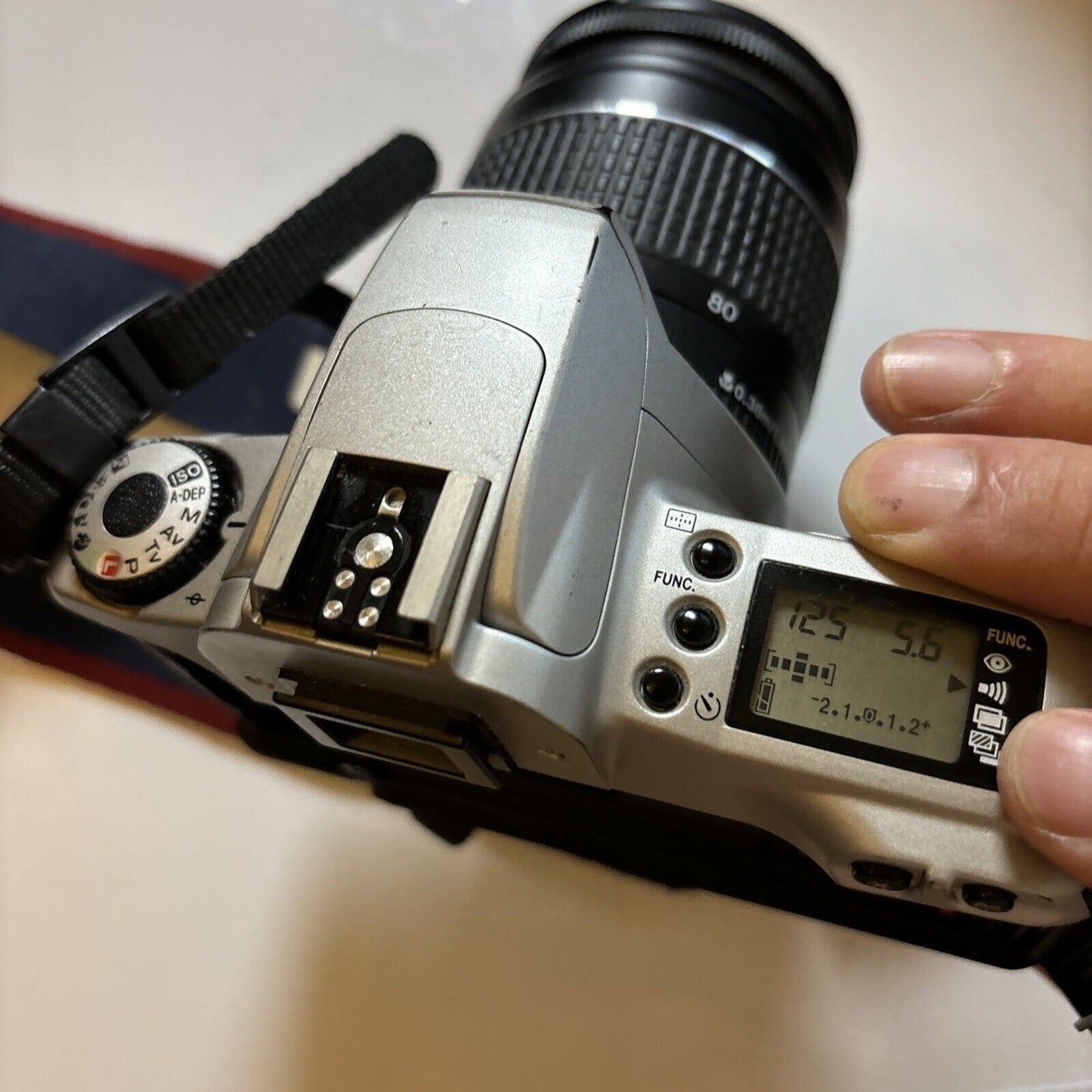 Canon EOS 300 SLR 35mm Film Camera & Canon Zoom Lens EF 28-80mm