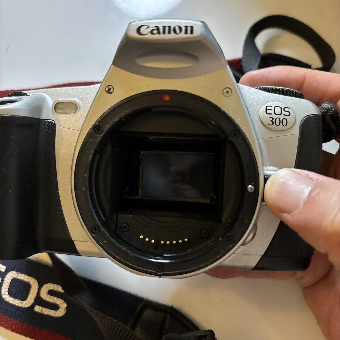 Canon EOS 300 SLR 35mm Film Camera & Canon Zoom Lens EF 28-80mm