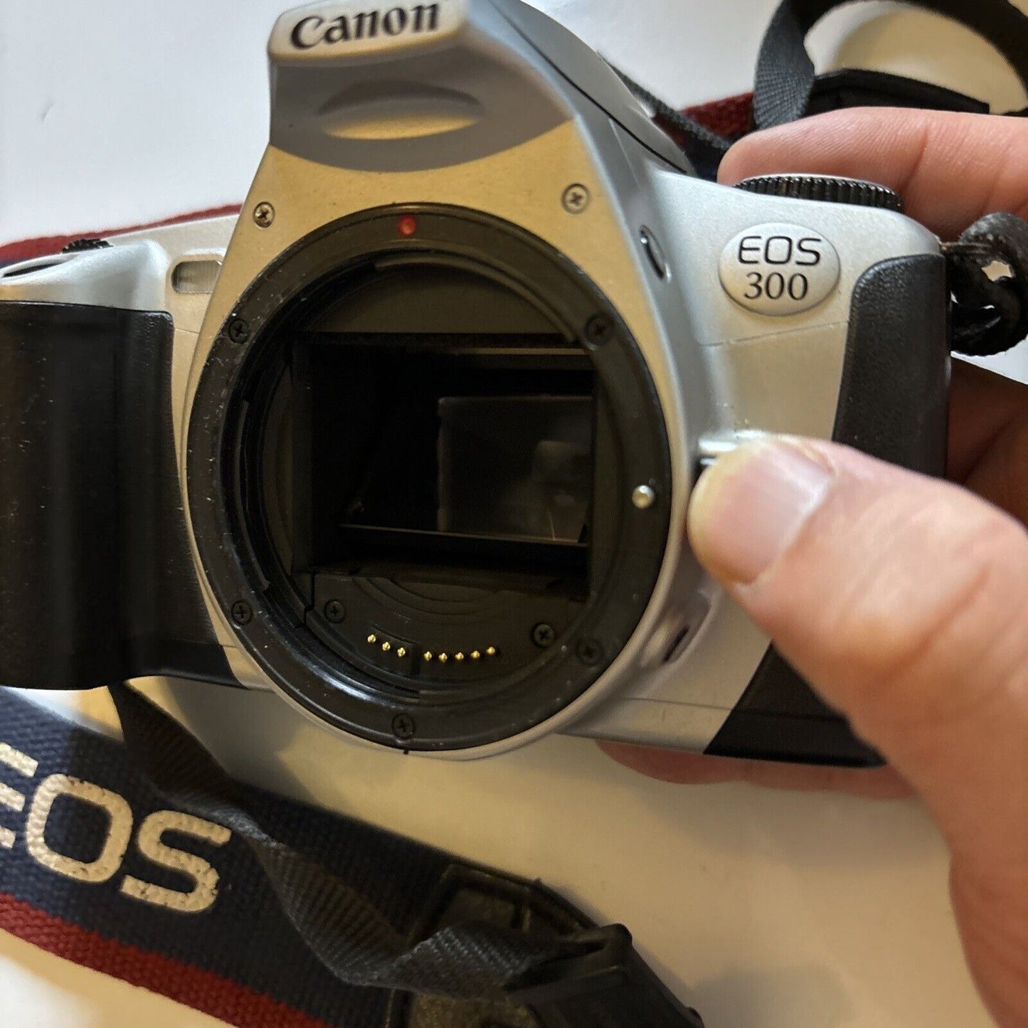 Canon EOS 300 SLR 35mm Film Camera & Canon Zoom Lens EF 28-80mm