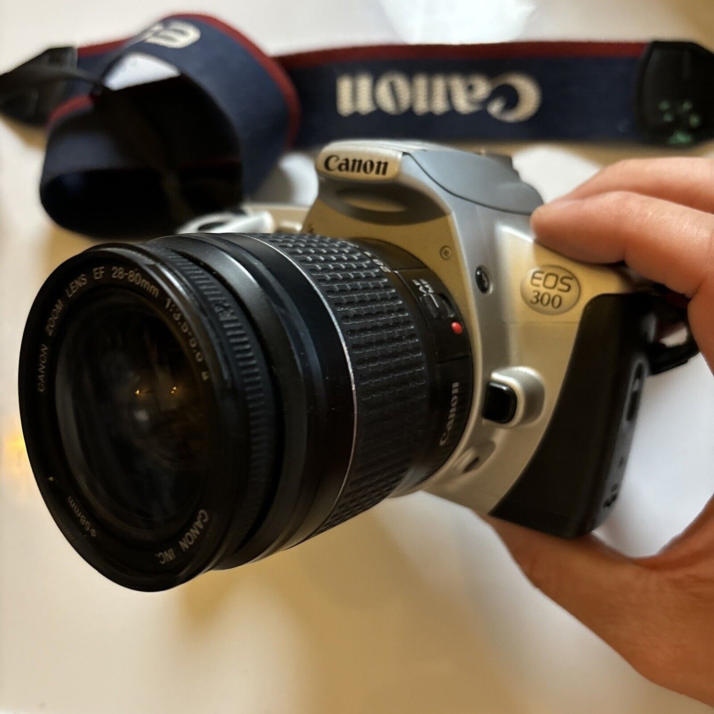 Canon EOS 300 SLR 35mm Film Camera & Canon Zoom Lens EF 28-80mm