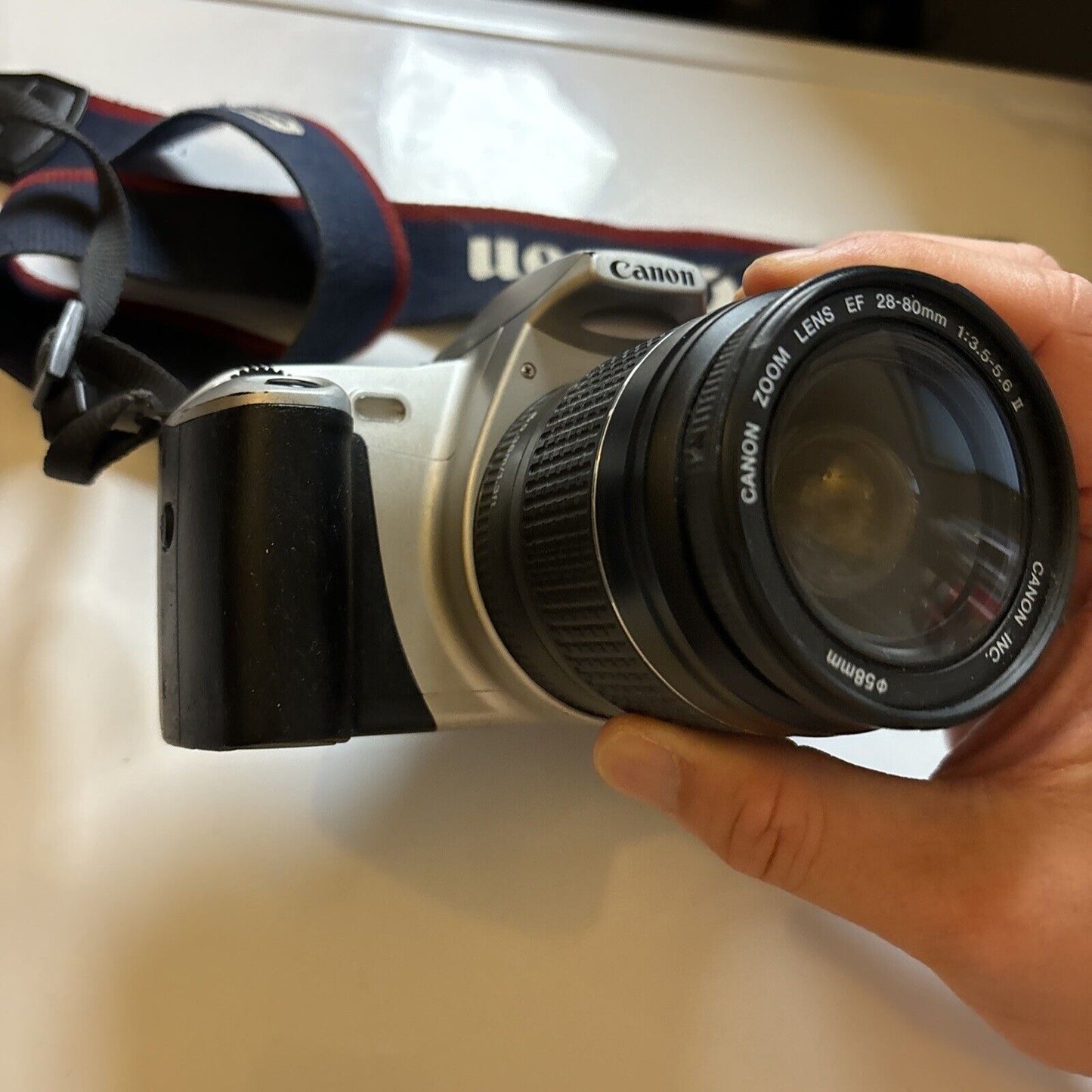 Canon EOS 300 SLR 35mm Film Camera & Canon Zoom Lens EF 28-80mm
