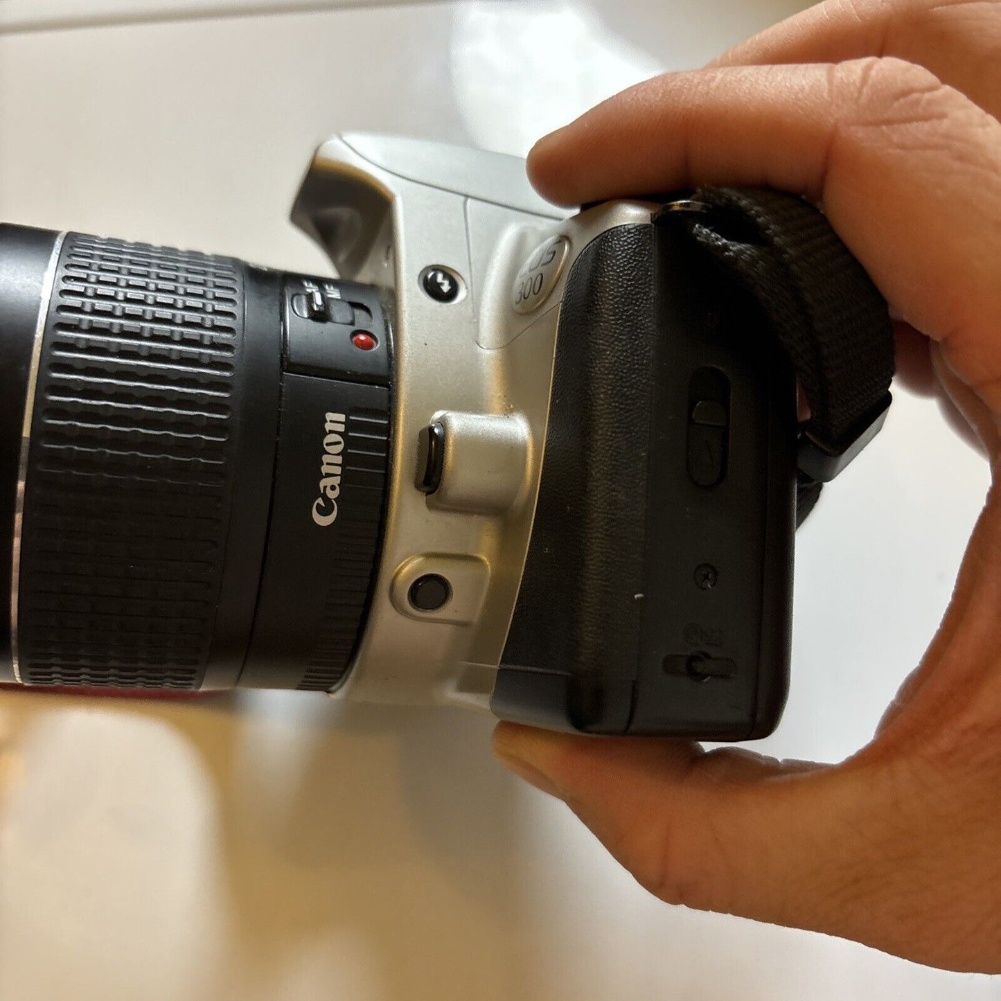 Canon EOS 300 SLR 35mm Film Camera & Canon Zoom Lens EF 28-80mm