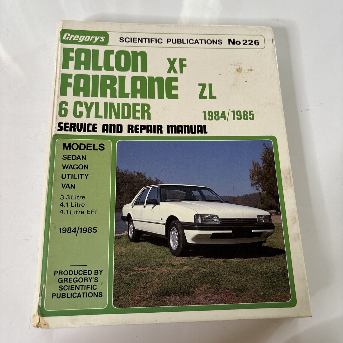 Gregory's Falcon XF Fairlane ZL 1984/85 Repair Service Manual No 22
