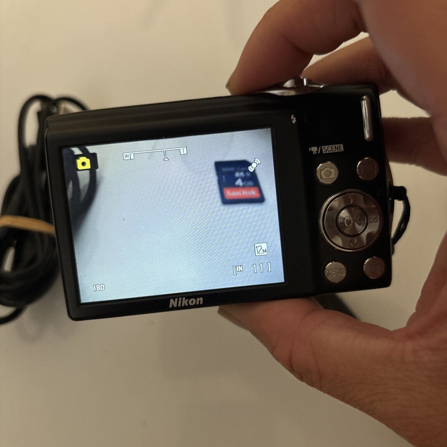 Nikon Coolpix S3000 Digital Camera 12MP With 4gb SD Card