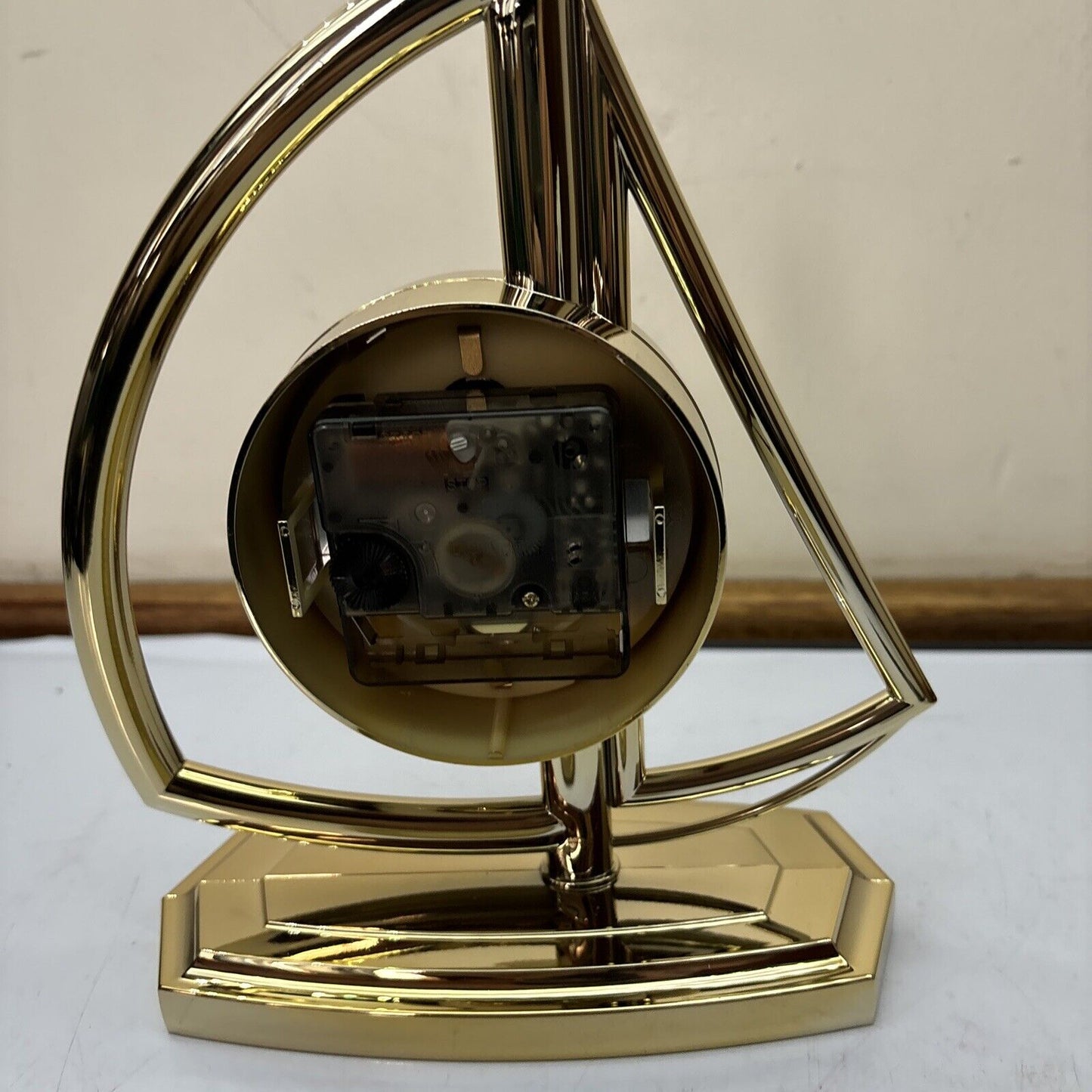 Citizen Quartz Table Clock Sailing Boat 4RG753 N074L Made In Japan *Mint