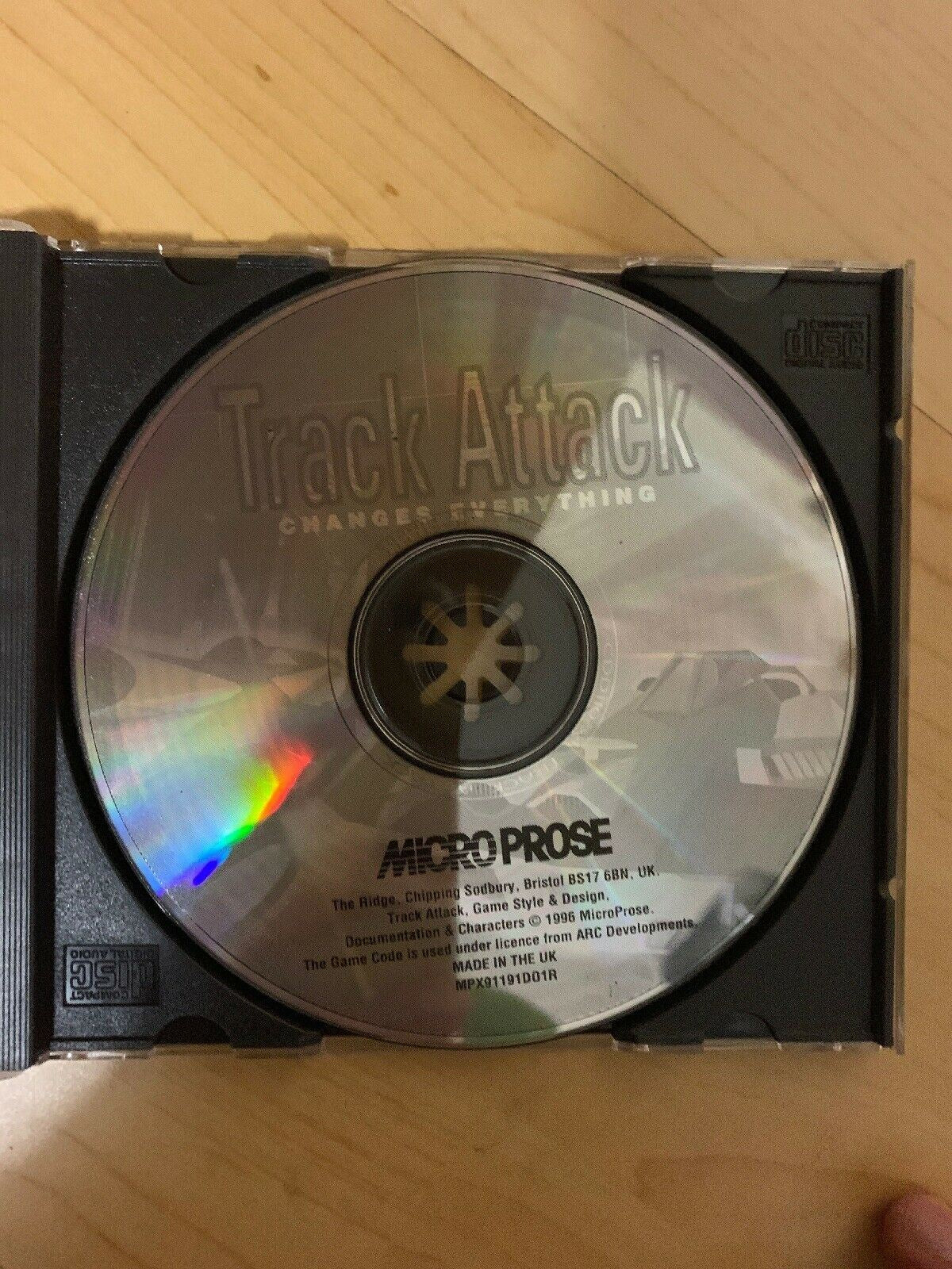 Track Attack Changes Everything 1996 PC CD-ROM Micropose With Manual