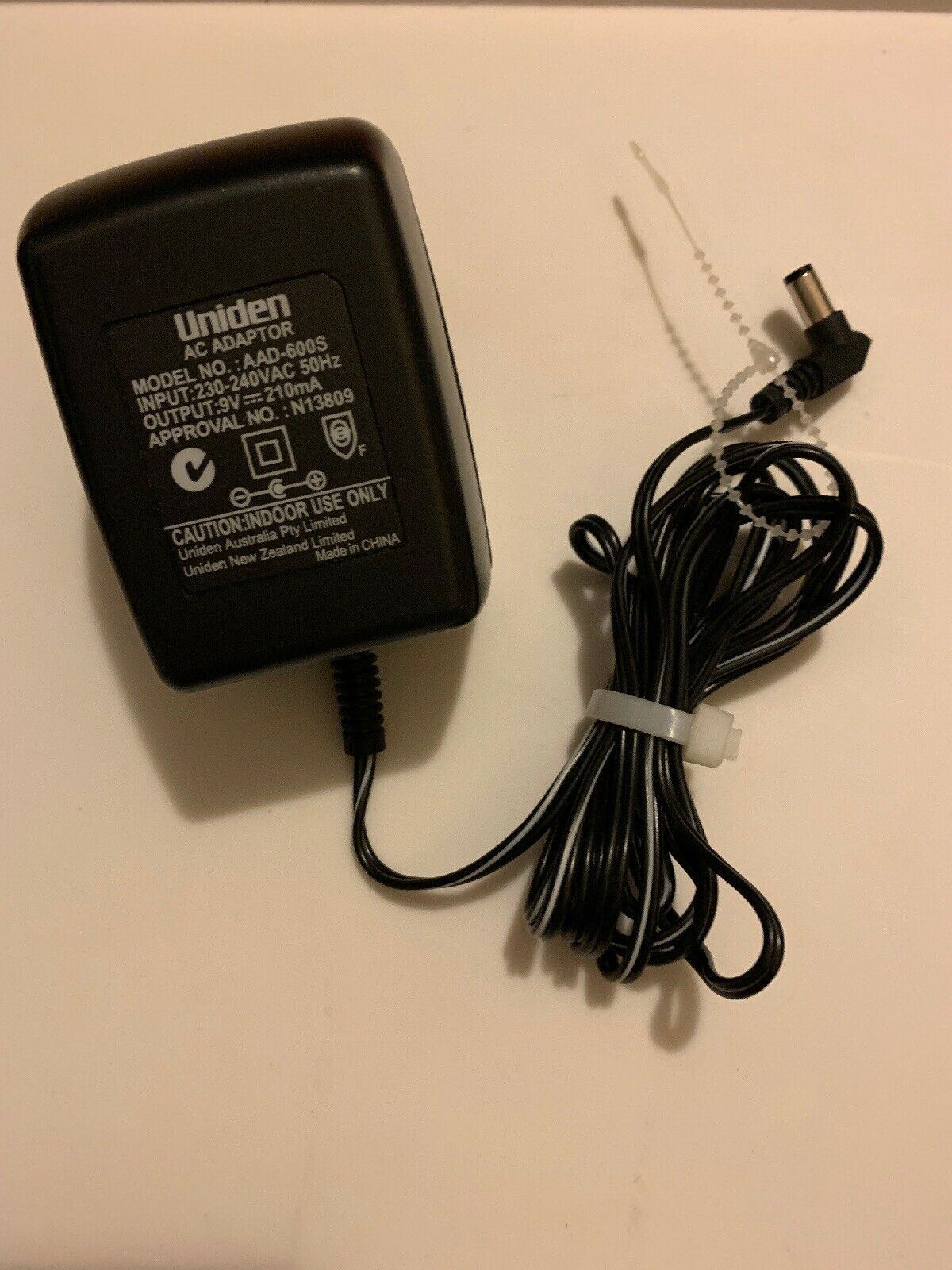 UNIDEN AC POWER ADAPTOR AAD600S FOR SECONDARY BASE FOR UNIDEN CORDLESS PHONE
