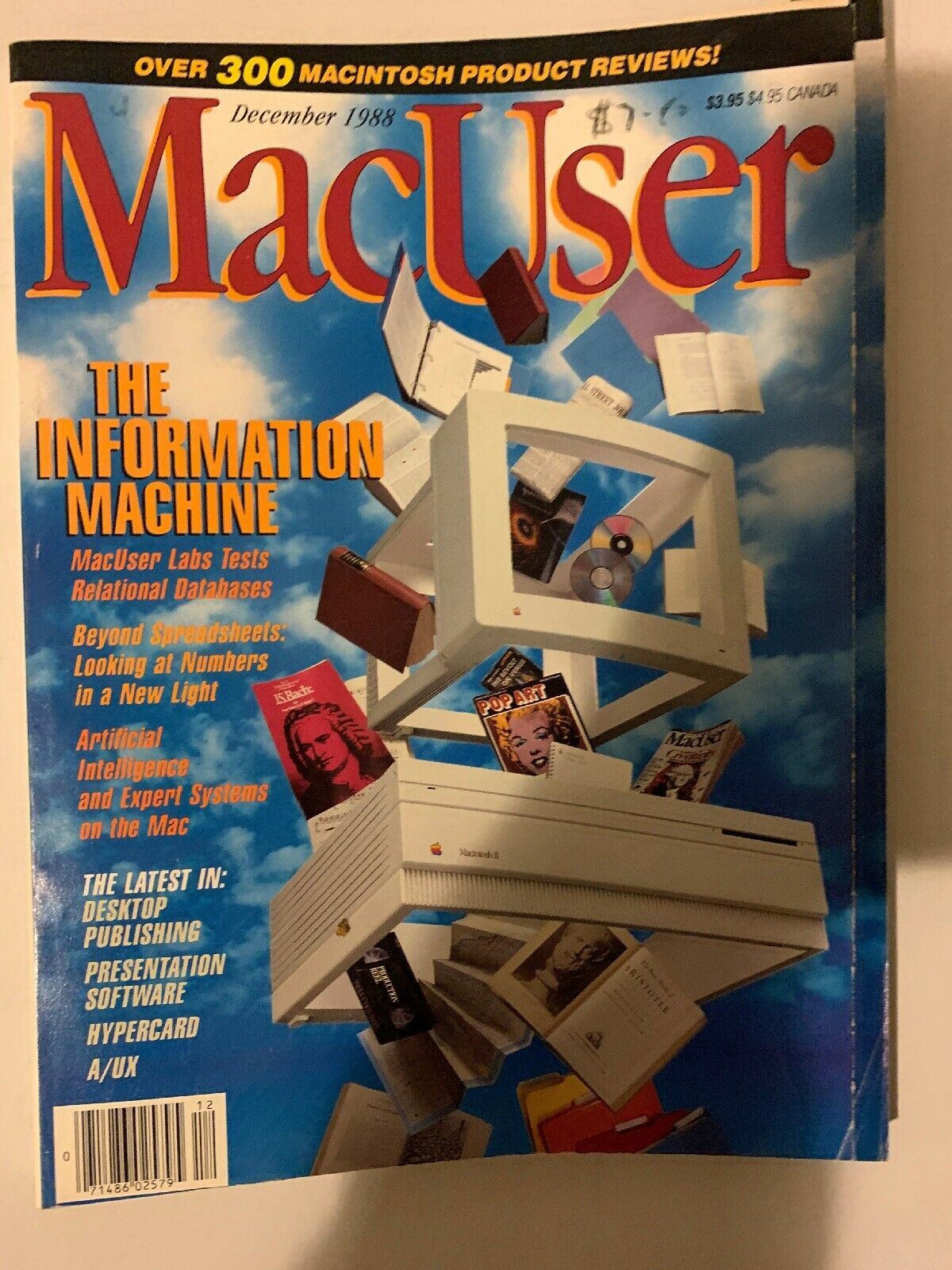 MacUser December 1988 The Information Machine Macintosh Magazine