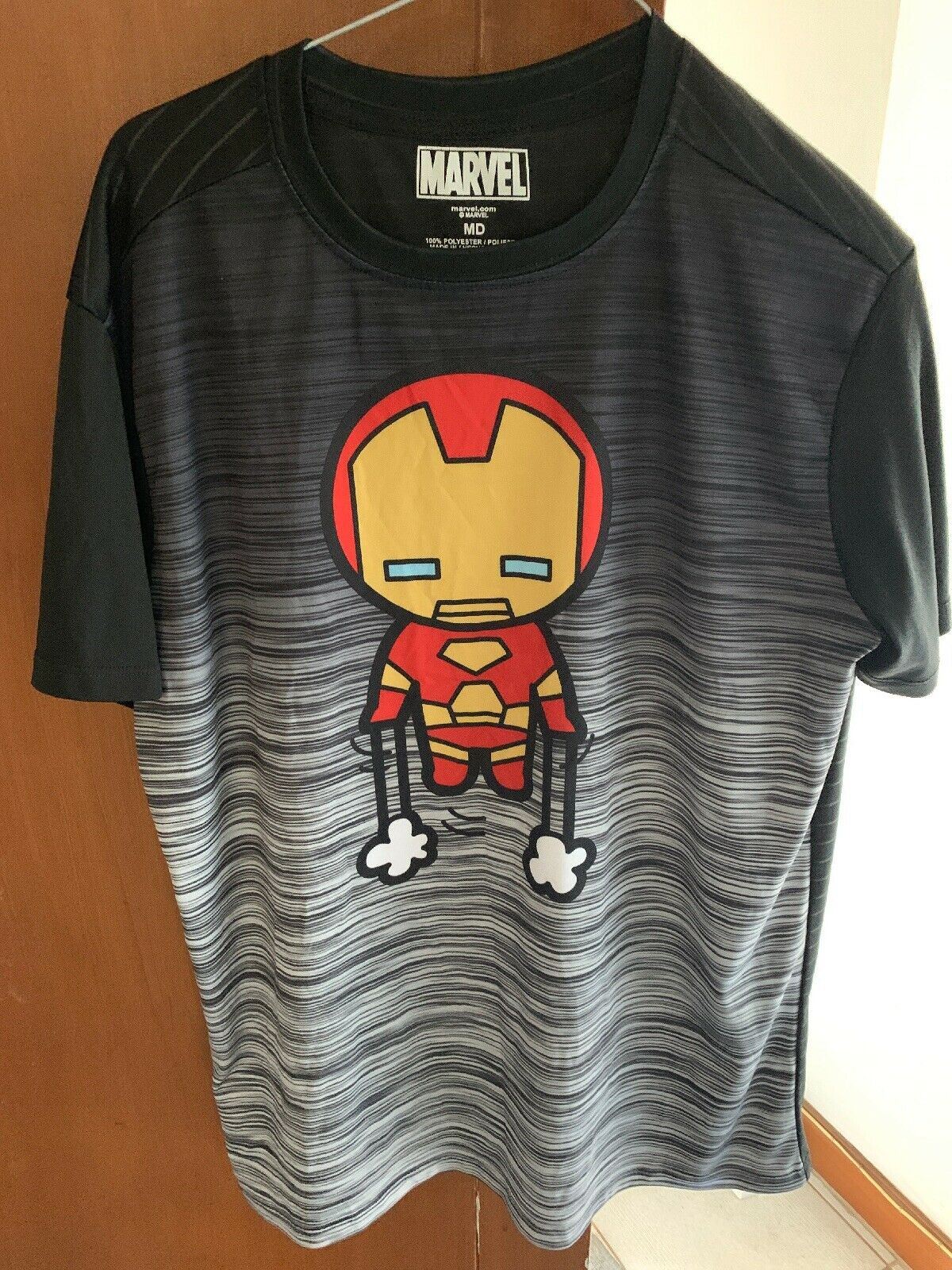 Iron Man Marvel MD Medium Shirt Dark Grey RN 0101531
