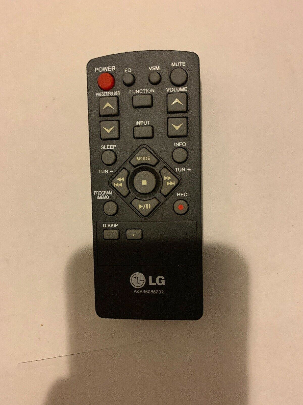 Genuine LG AKB36086202 Remote Control