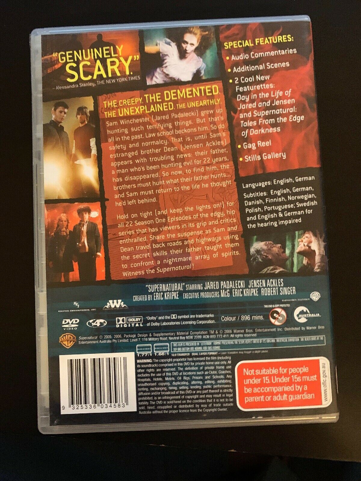 Supernatural: The Complete Season 6 - Special Collectors Edition (DVD) Region 4