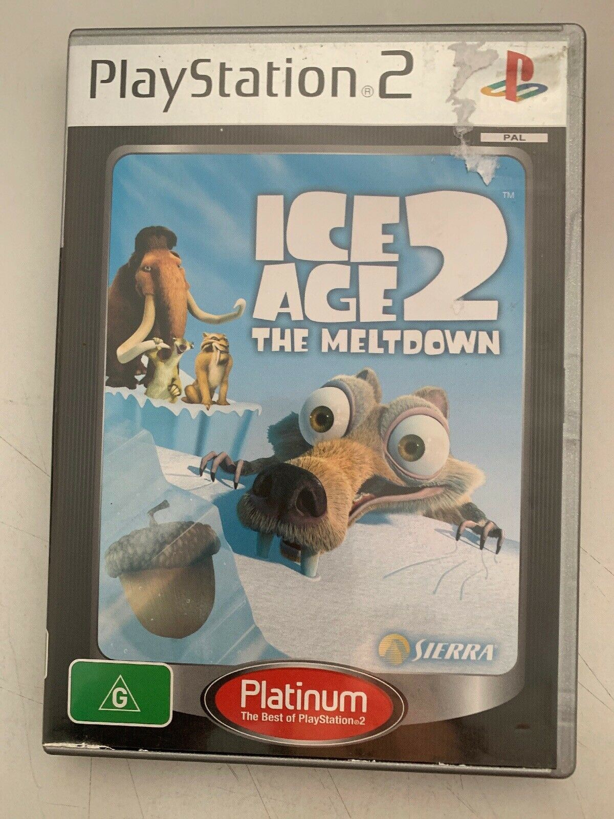 Playstation 2 PS2 Ice Age 2 The Meltdown Game Platinum Edition With Manual
